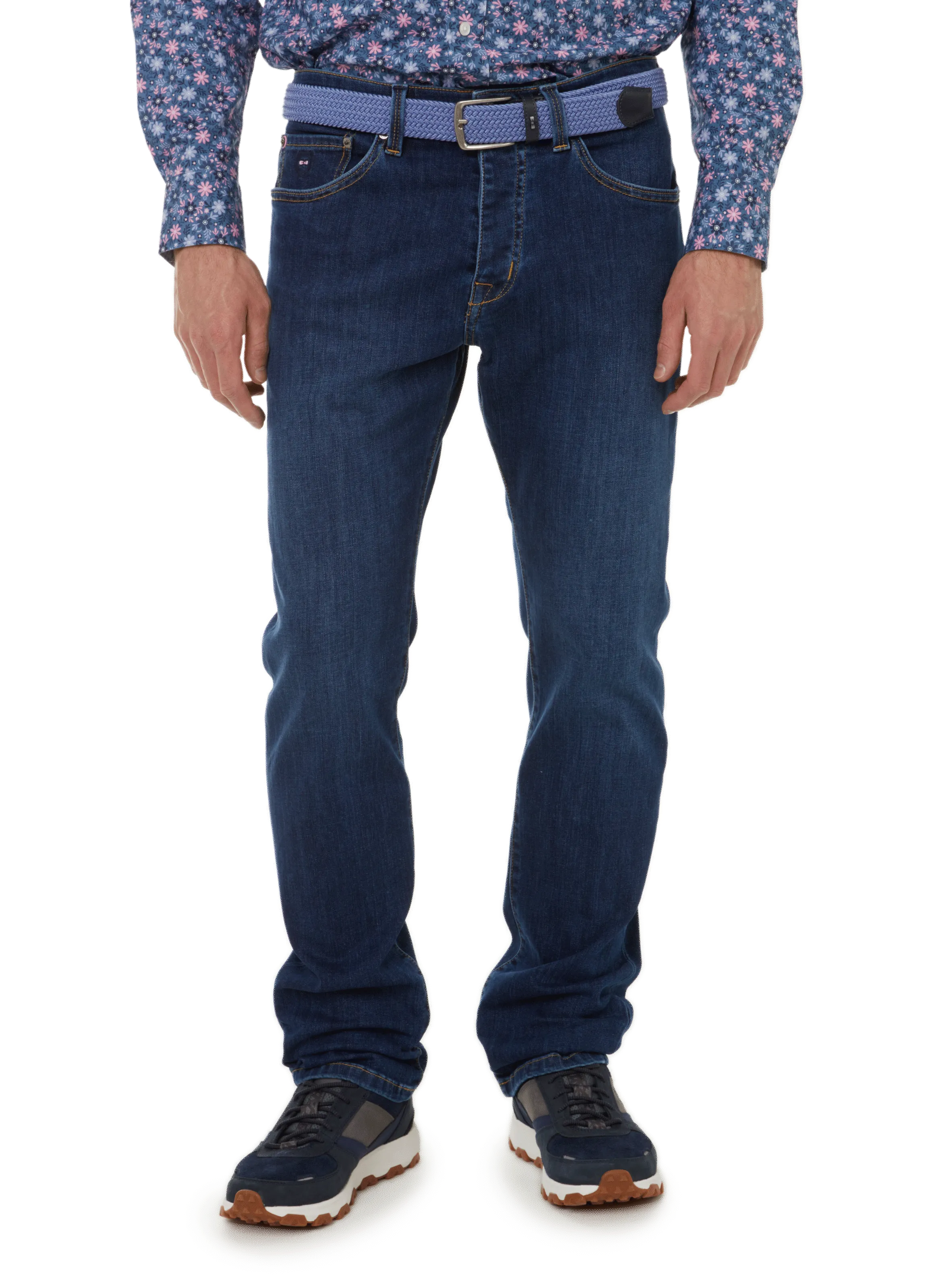 Eden park  Jeans with embroidery details - Blue