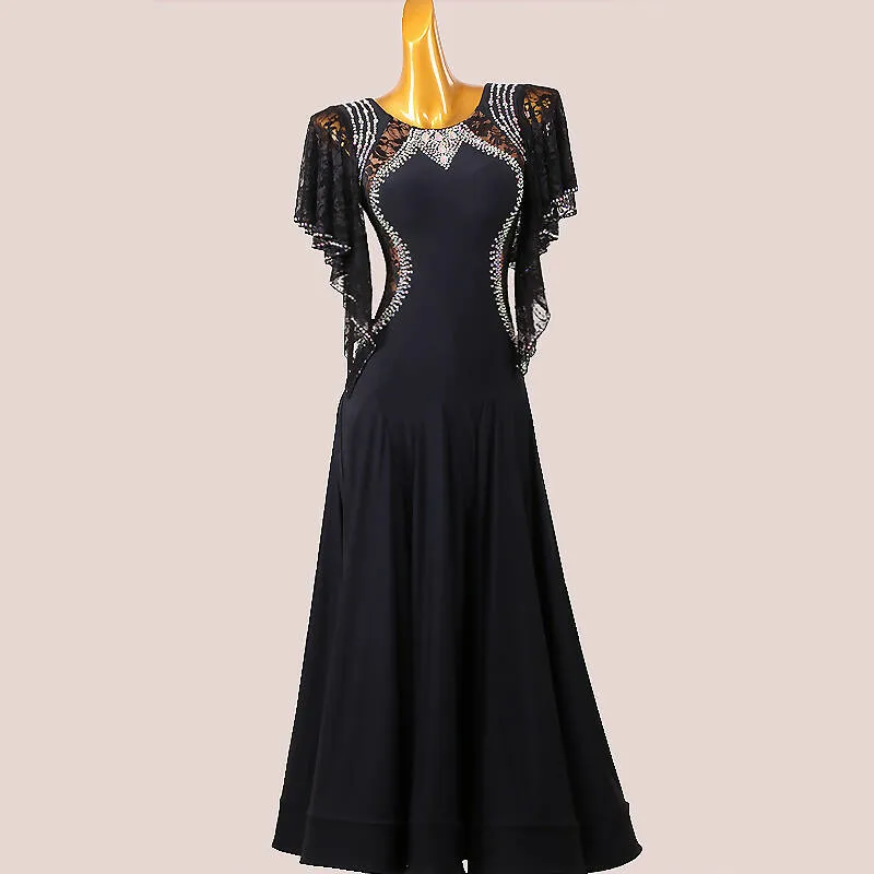 Elegant Euphoria Dress | Blue/Black | LXT895