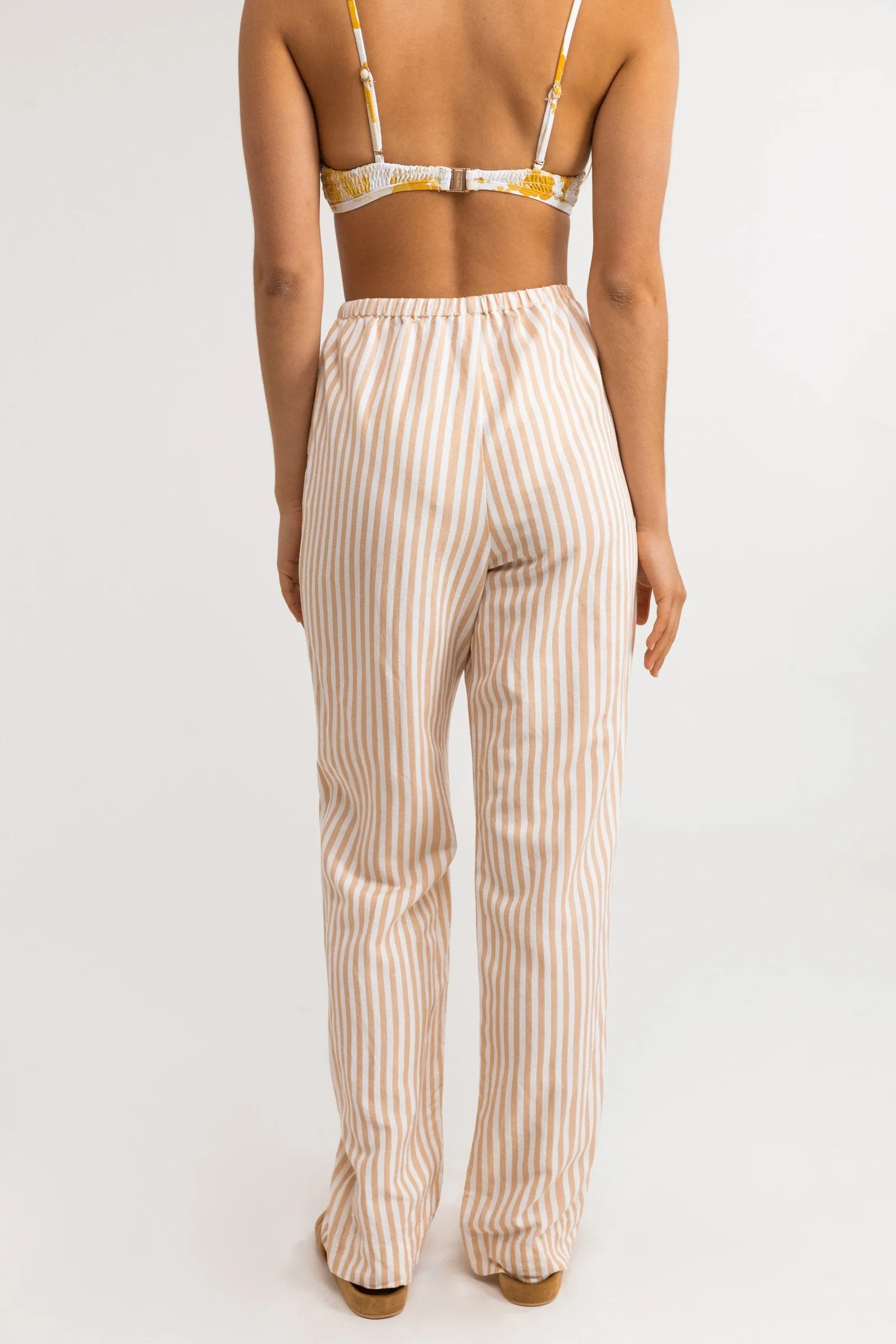 Elmer Stripe Pant Nude