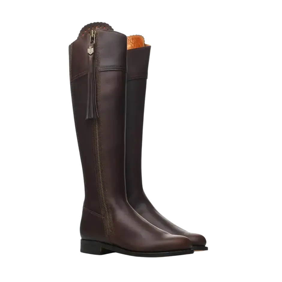 Fairfax & Favor Regina Leather Boots in Brown