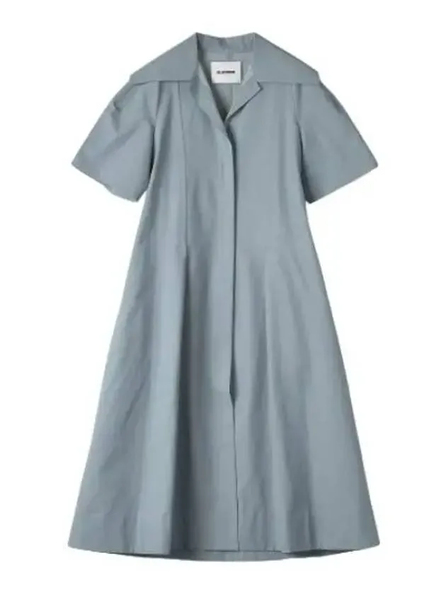 flare dress light blue