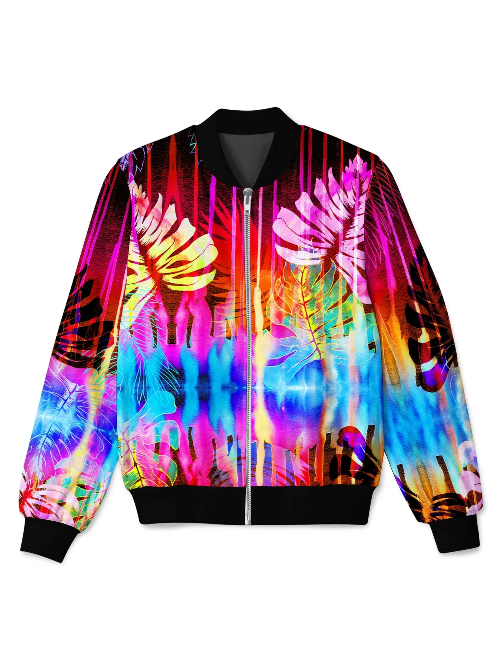 Fluorescent Jungle Bomber Jacket