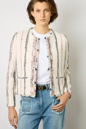 Gerard Darel BONNIE MULTICOLORED TWEED JACKET