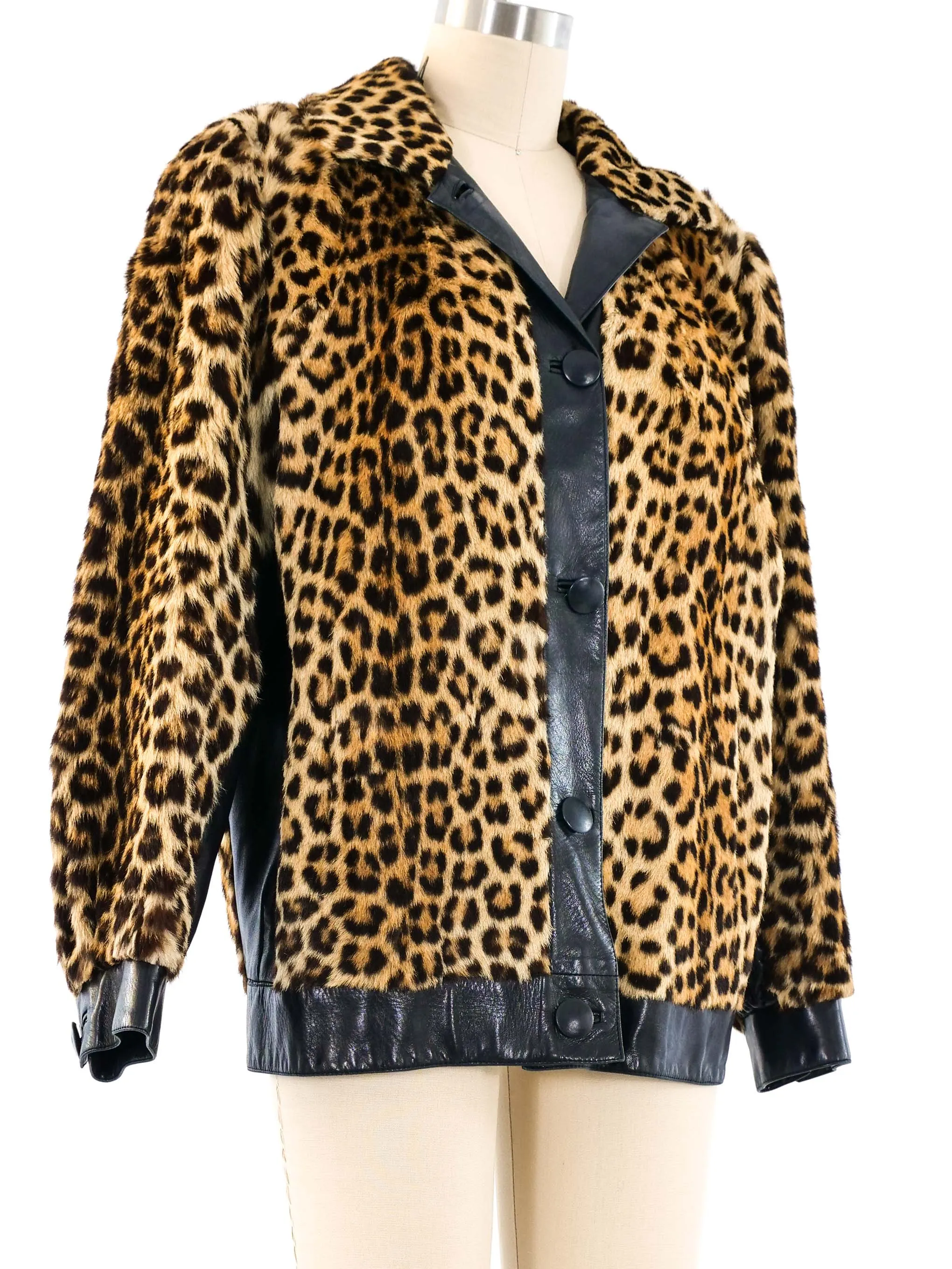 Gianfranco Ferre Spotted Fur Jacket