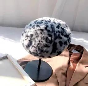 Grey Cheetah Hat