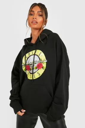 Guns N Roses Band License Oversized Hoodie