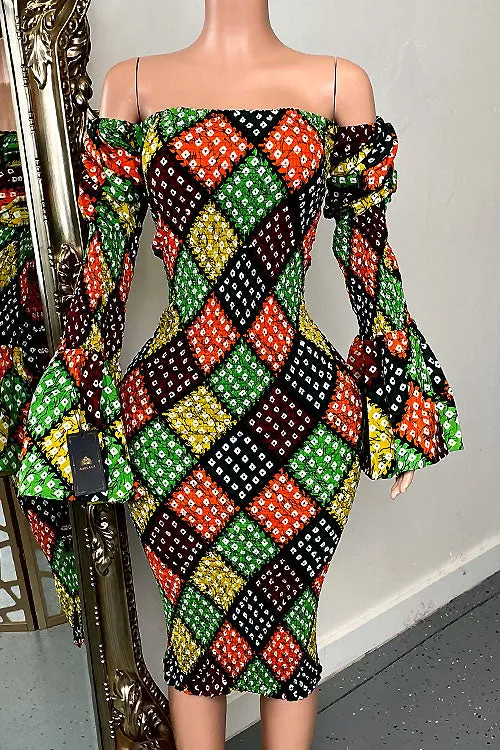 Harcout Ankara Dress (Ready To Ship)