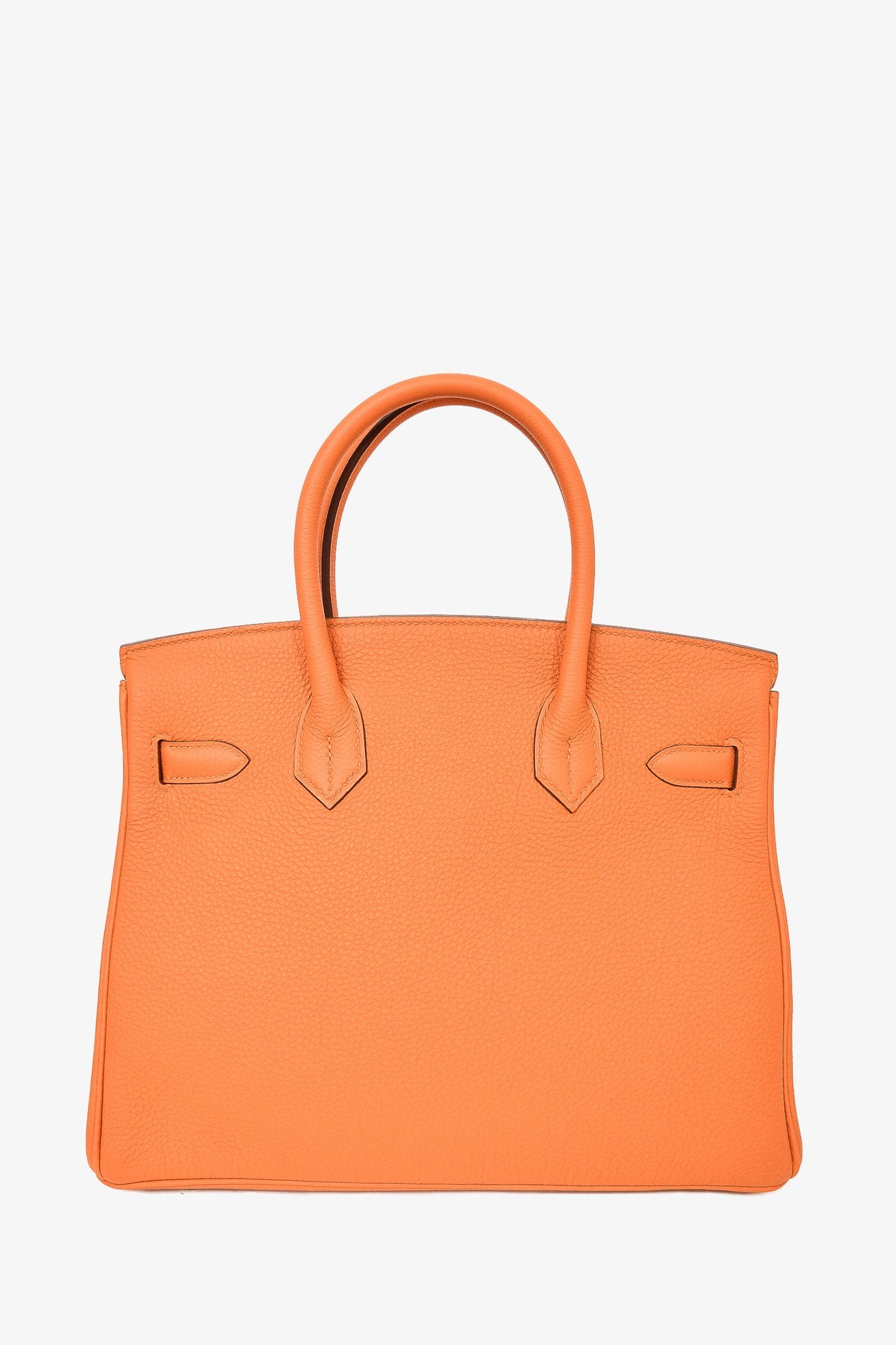 Hermes 2015 Orange Togo Leather Birkin 30 GHW