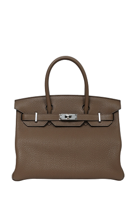 Hermes 2019 Etoupe Clemence Leather Birkin 30