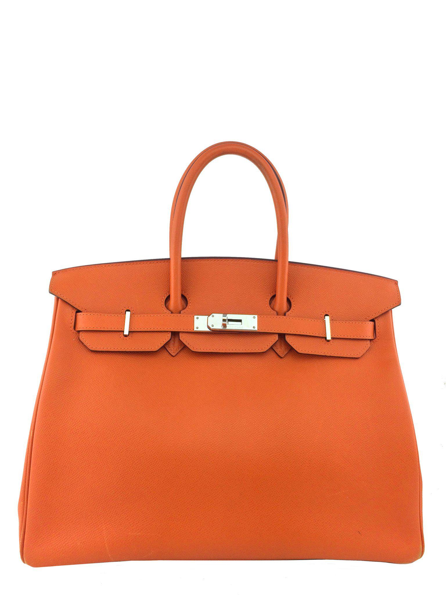 Hermes Epsom Leather Birkin 35 Bag