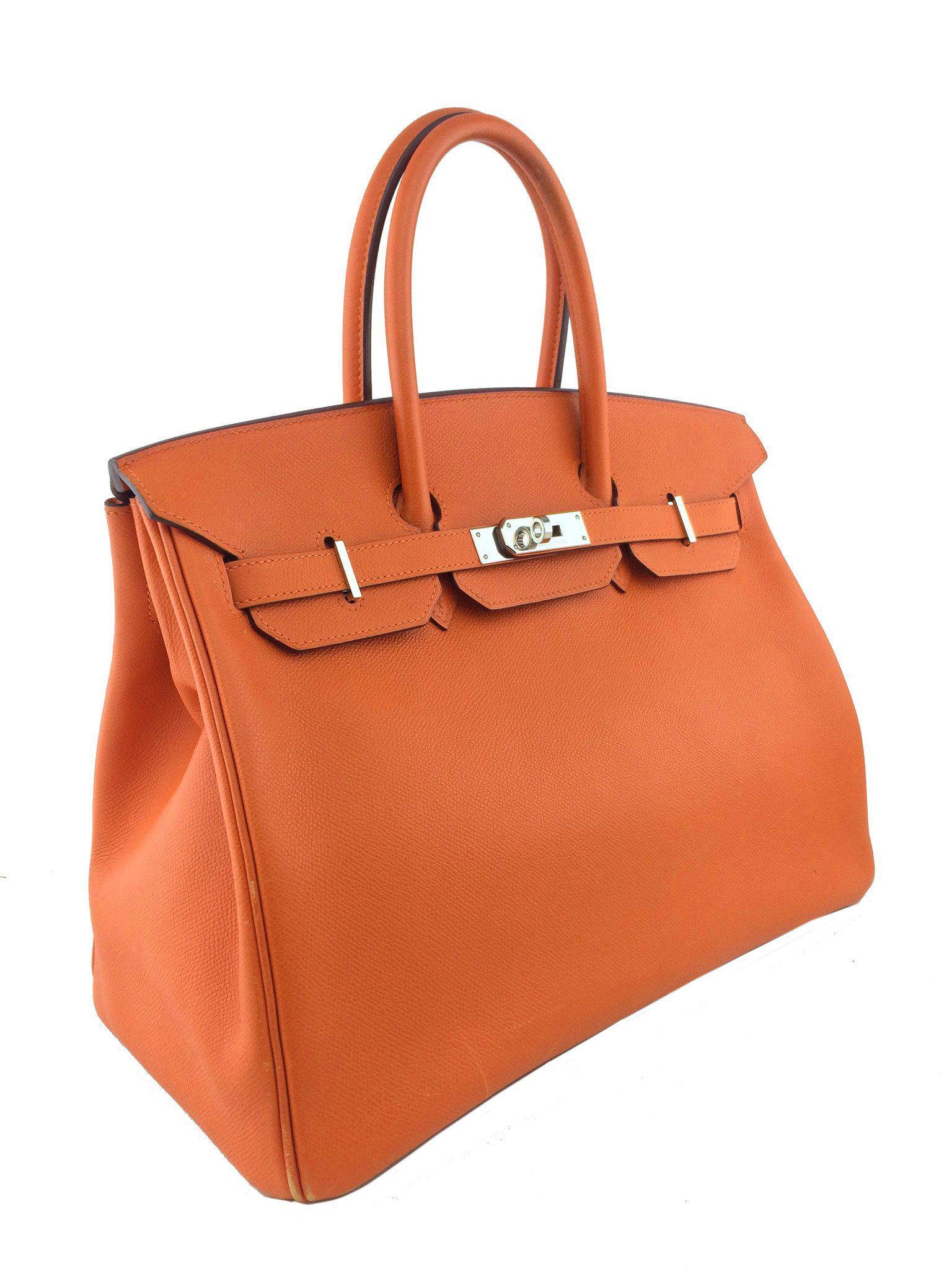 Hermes Epsom Leather Birkin 35 Bag