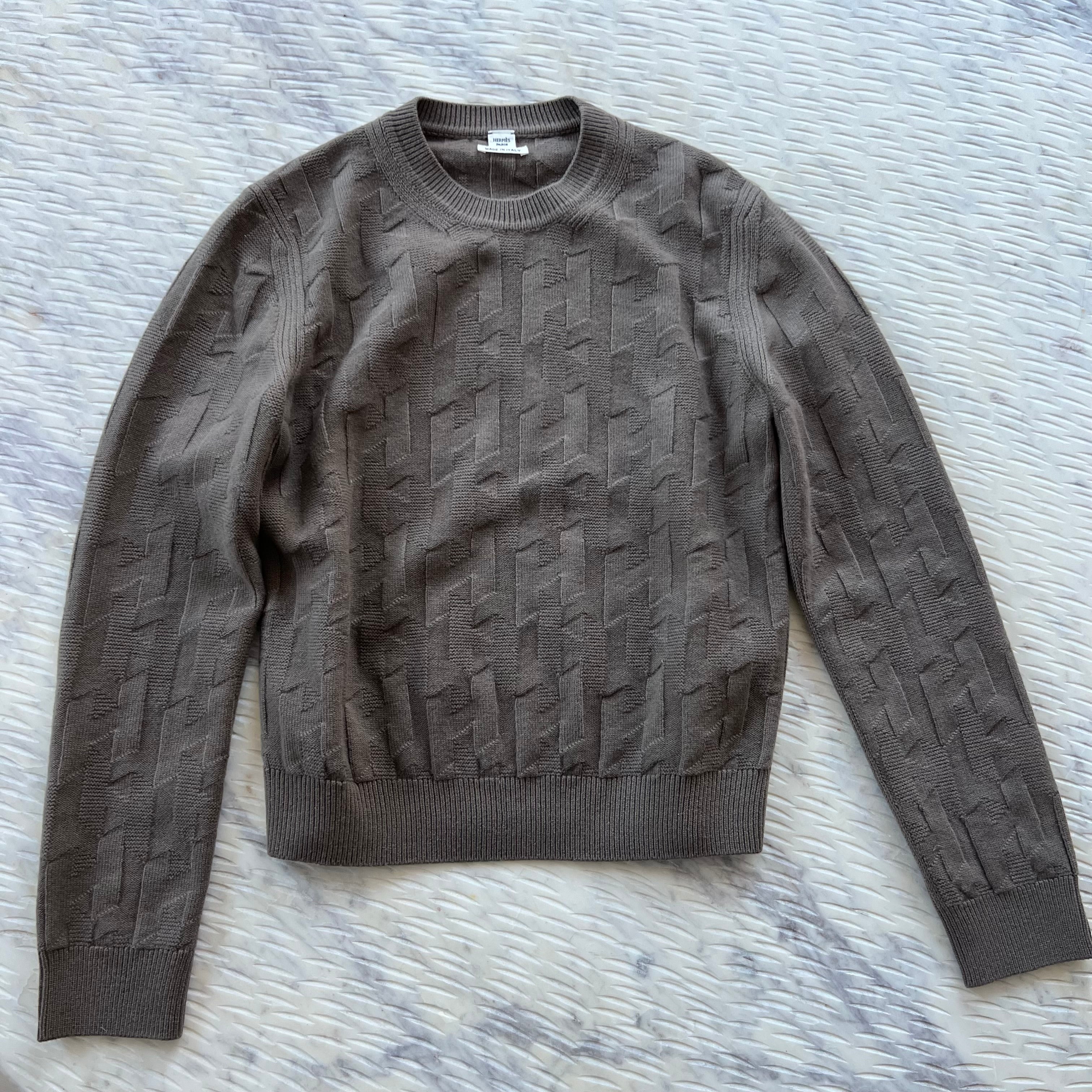 Hermes H long-sleeve sweater