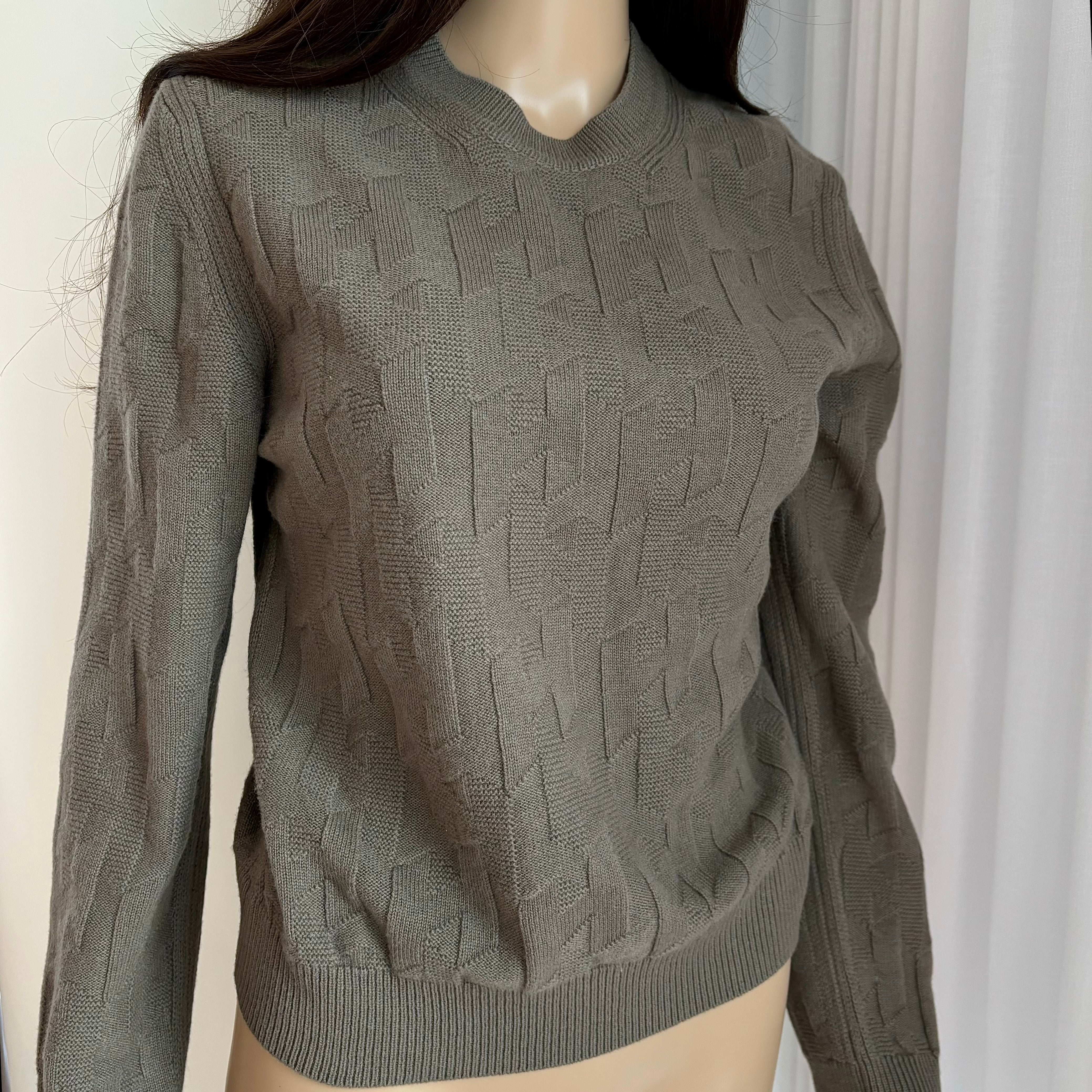 Hermes H long-sleeve sweater