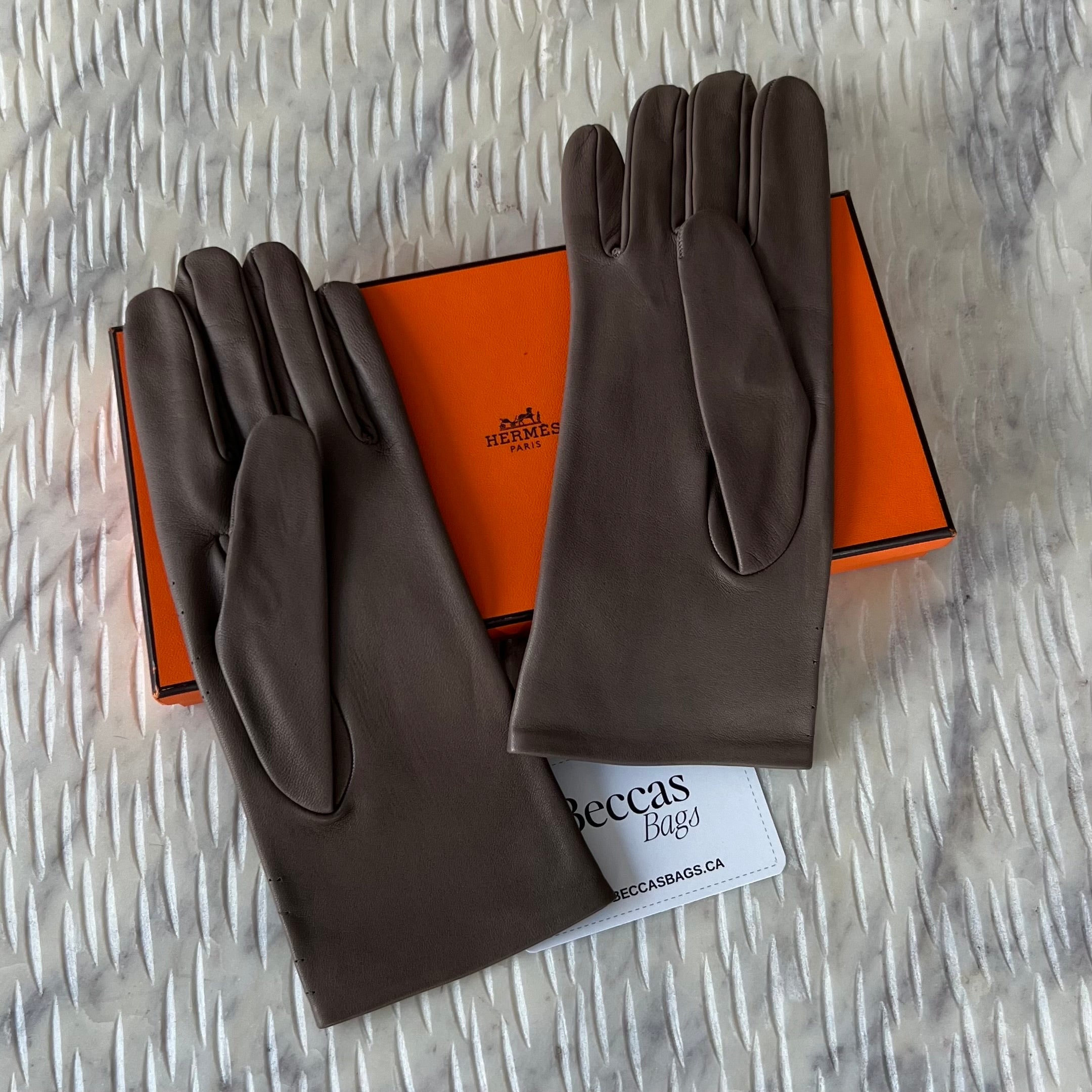 Hermes Leather Gloves