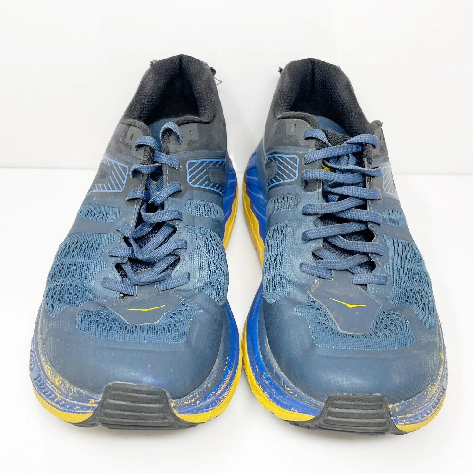 Hoka One One Mens Stinson ATR 5 1099729 MOOG Blue Running Shoes Sneakers Sz 9.5