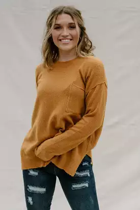 Honey Brown Frocket Sweater