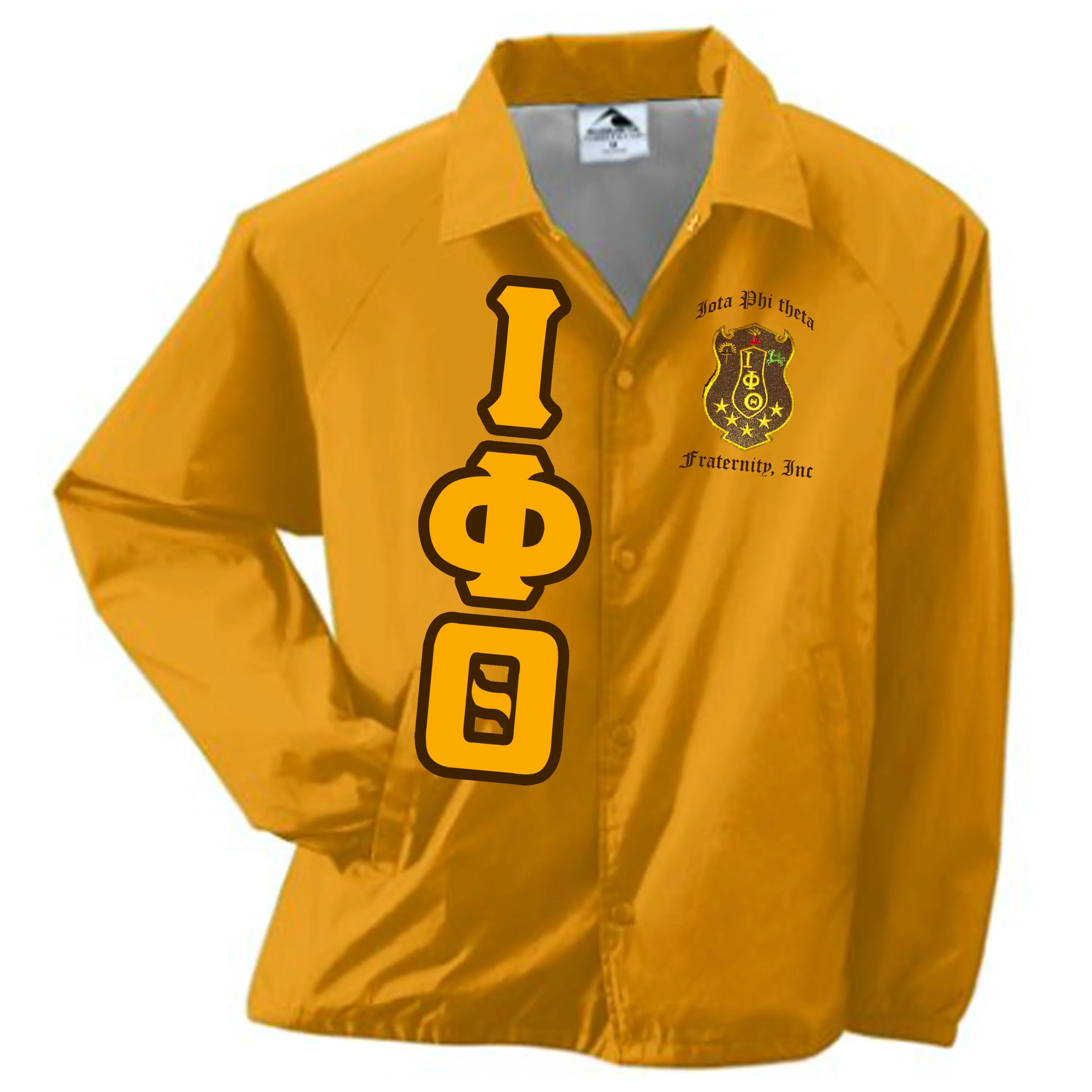 Iota Phi Theta Crossing Jacket Crest&Letters