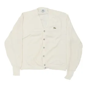 Izod Lacoste Cardigan - XL Cream Acrylic