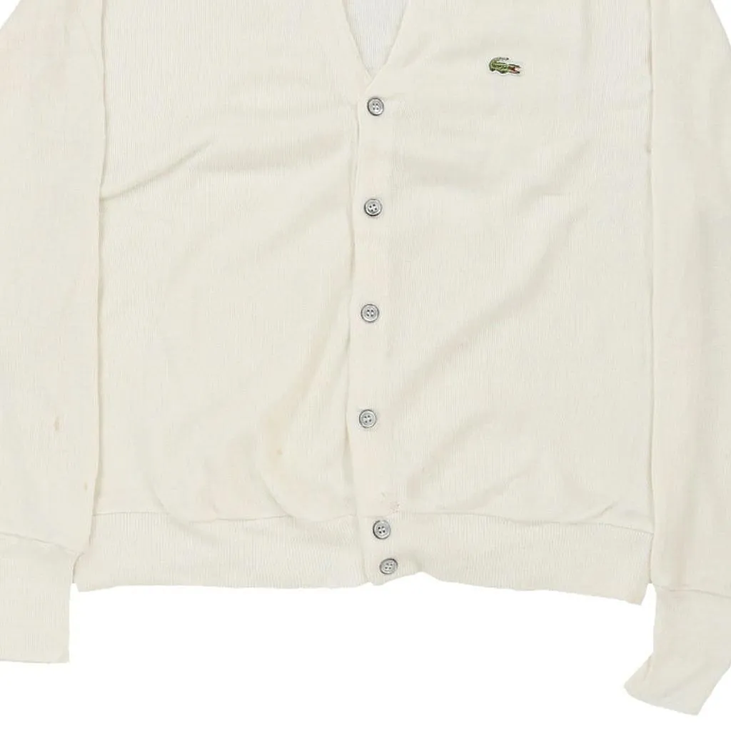 Izod Lacoste Cardigan - XL Cream Acrylic