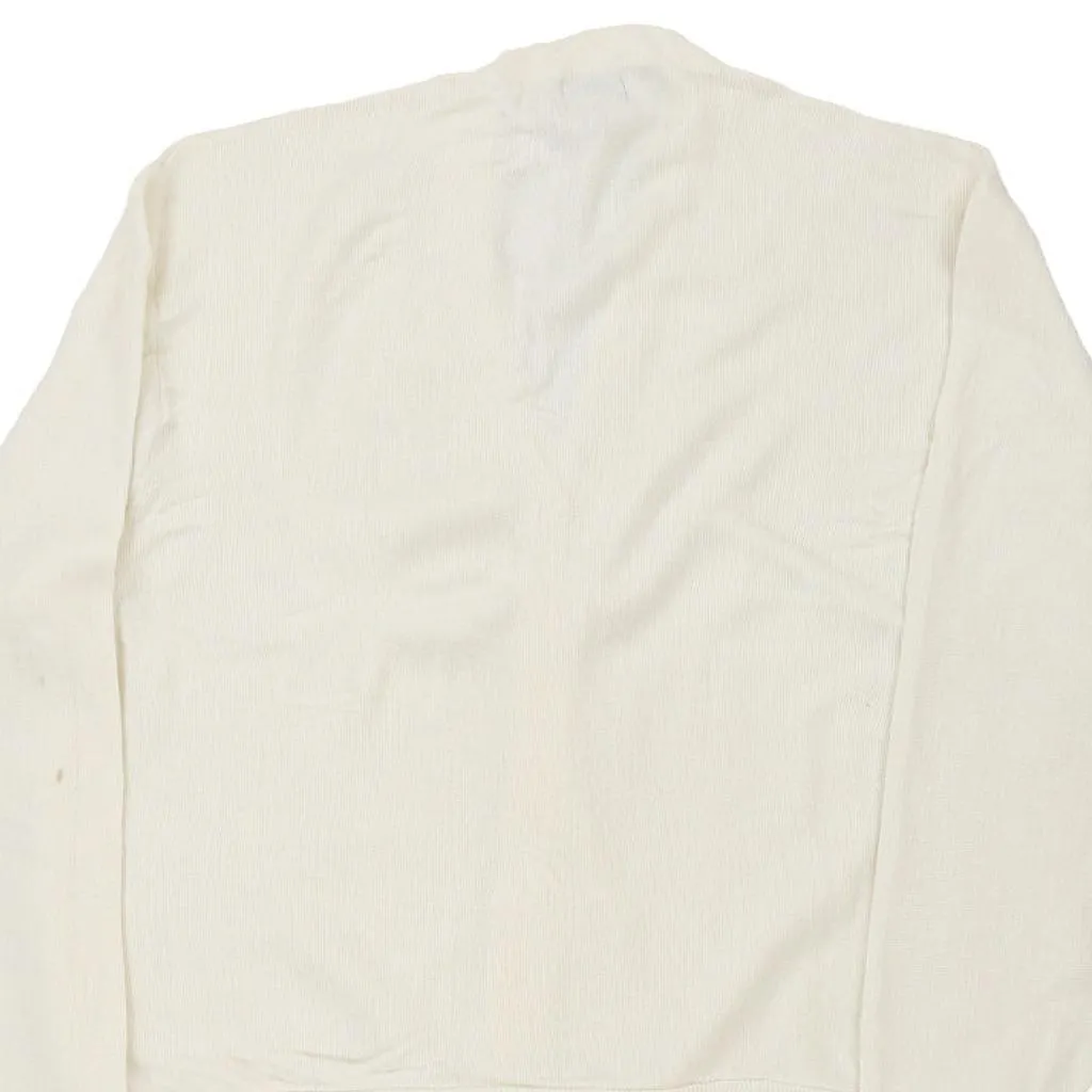 Izod Lacoste Cardigan - XL Cream Acrylic