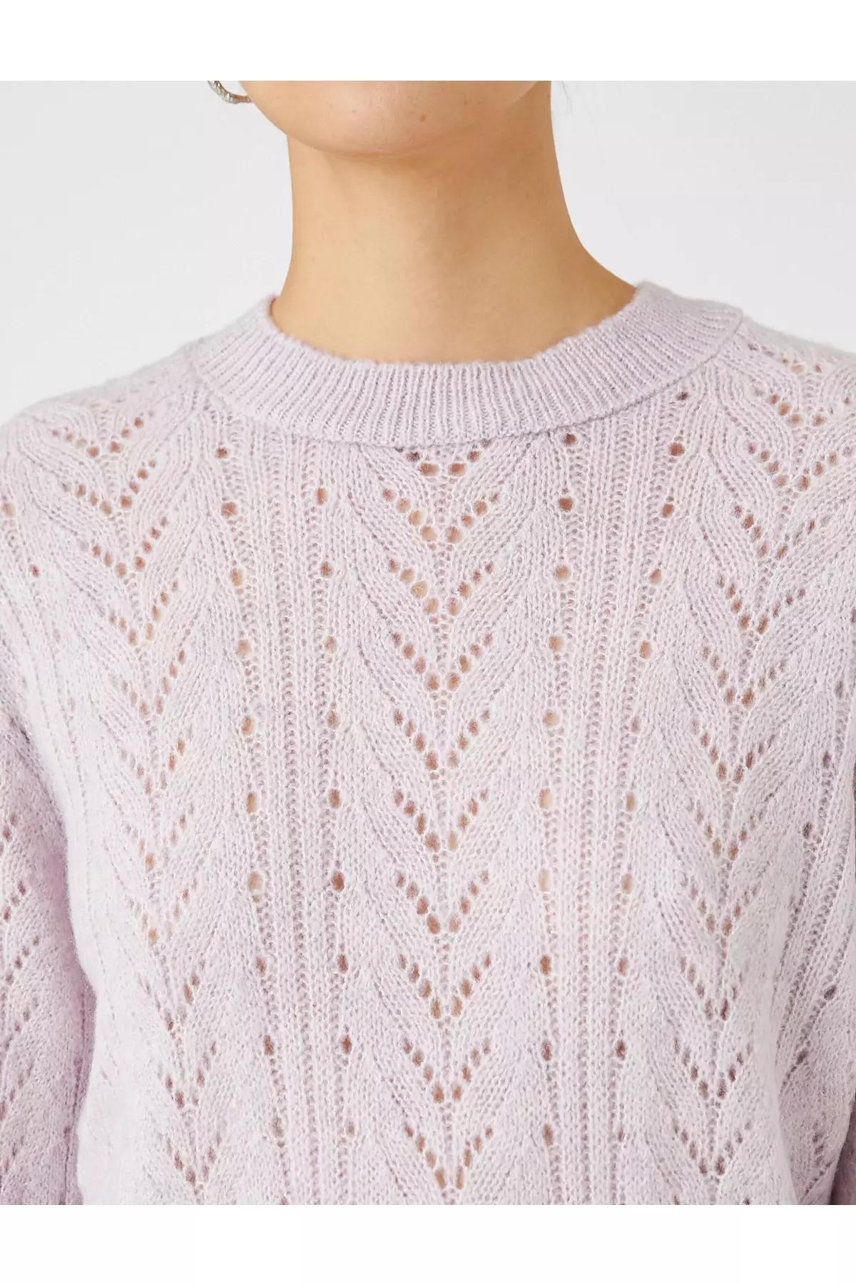 KOTON Long Sleeve Knitted Sweater