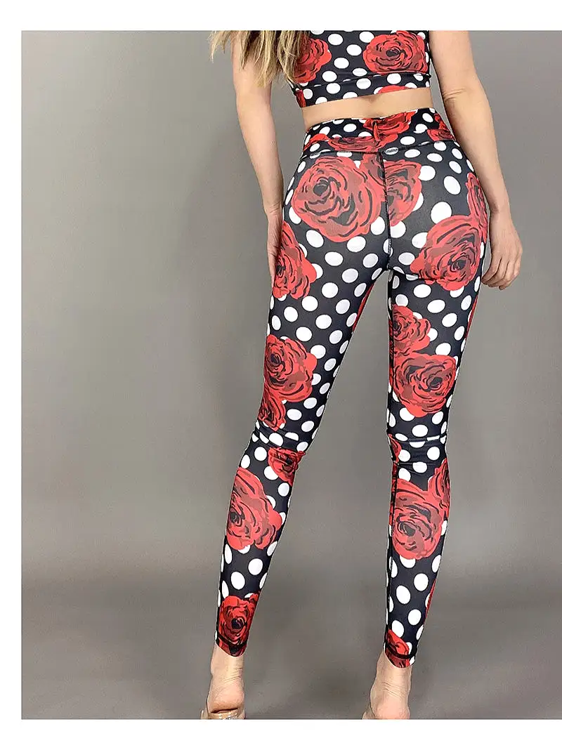 La Fitwear Legging Belt Dots Rose Belt