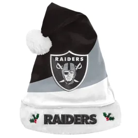 Las Vegas Raiders Colorblock Santa Hat