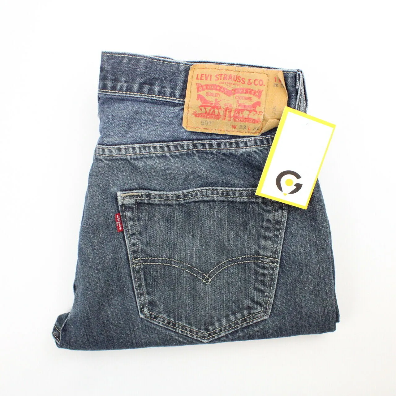 LEVIS 501 Jeans Mid Blue | W33 L32