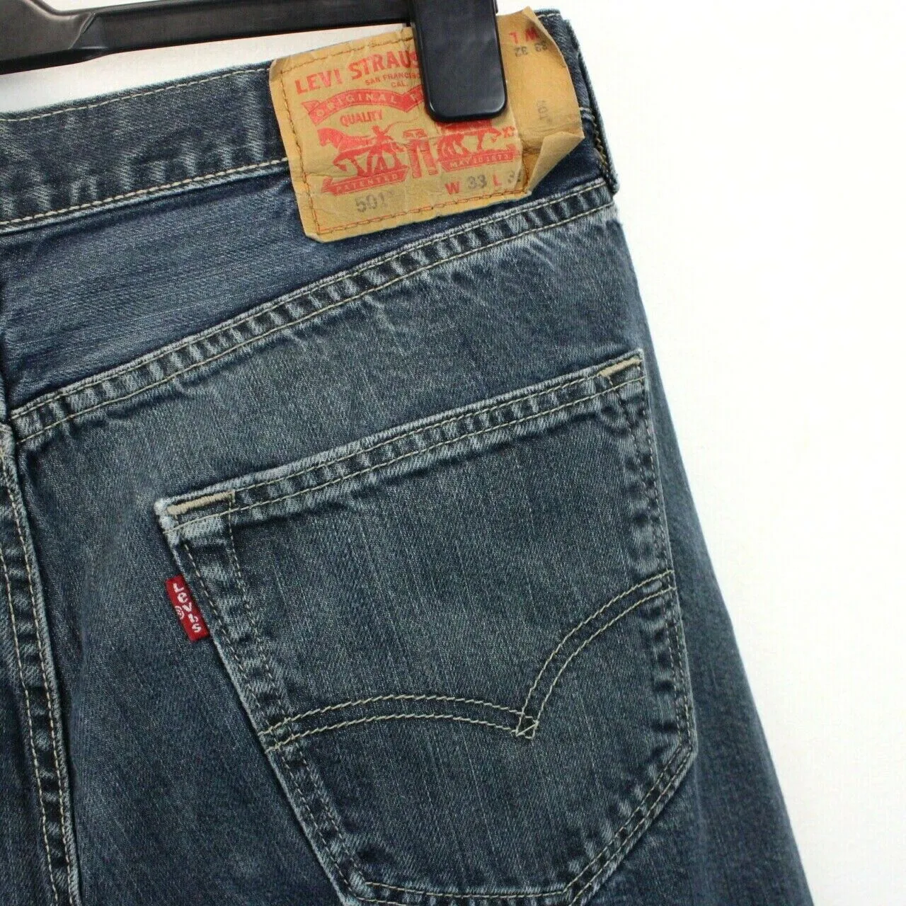 LEVIS 501 Jeans Mid Blue | W33 L32