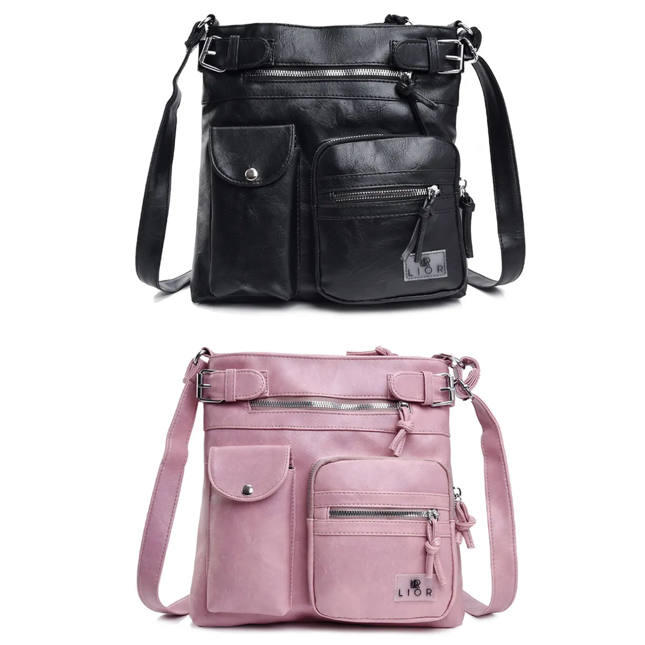 Lior™ Multi-Pocket Crossbody Bag