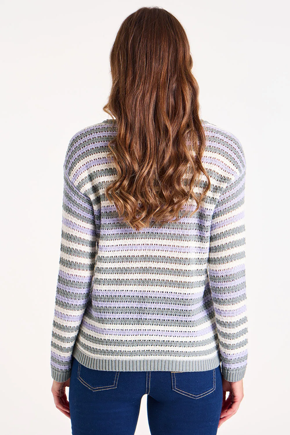 Long Sleeve Knit Stripe Jumper