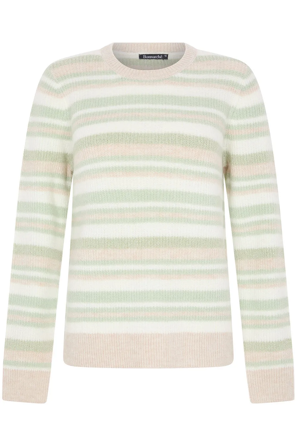 Long Sleeve Stripe Knit Jumper