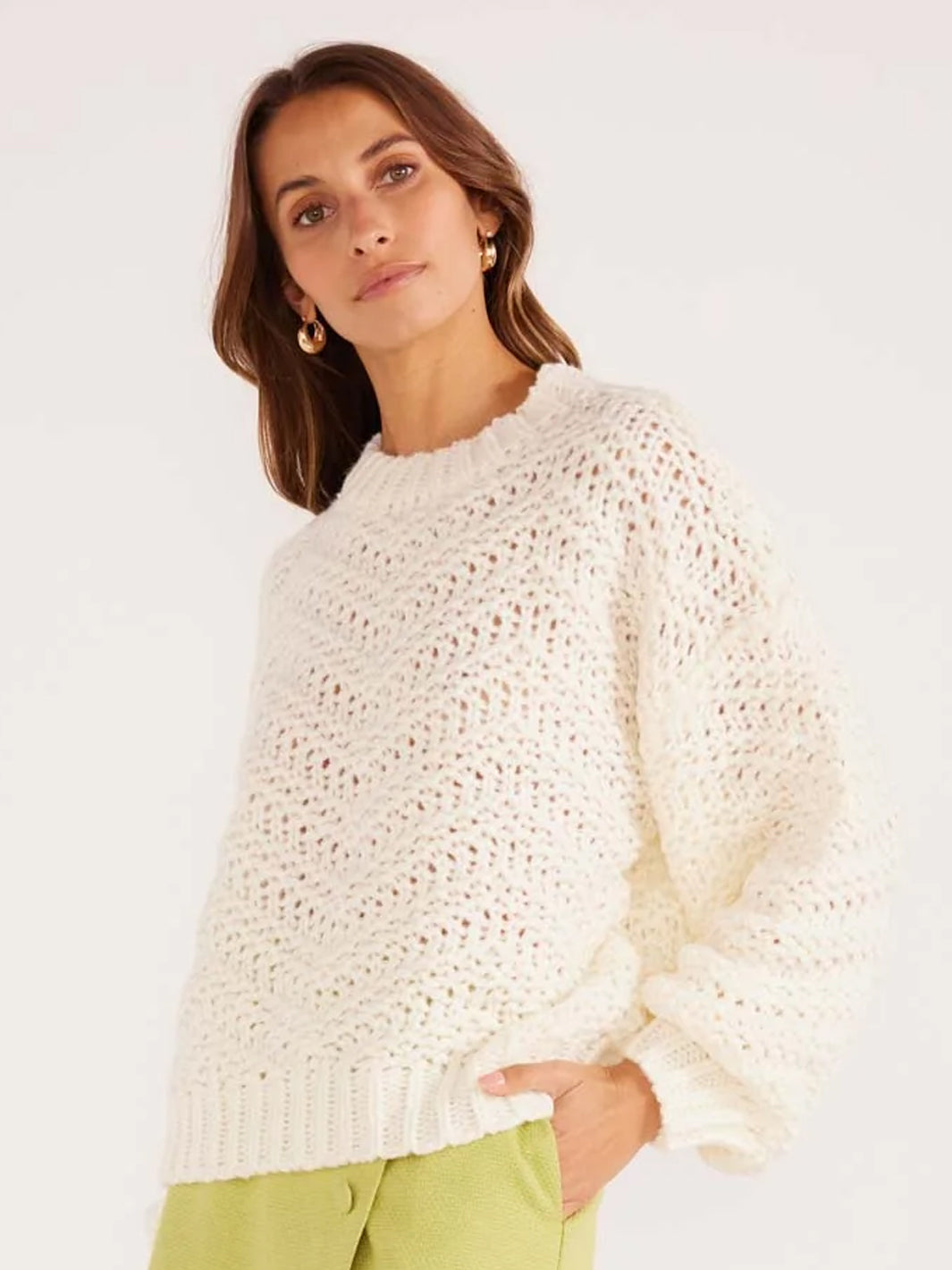 Luna Zig-Zag Knit Jumper MG2402805