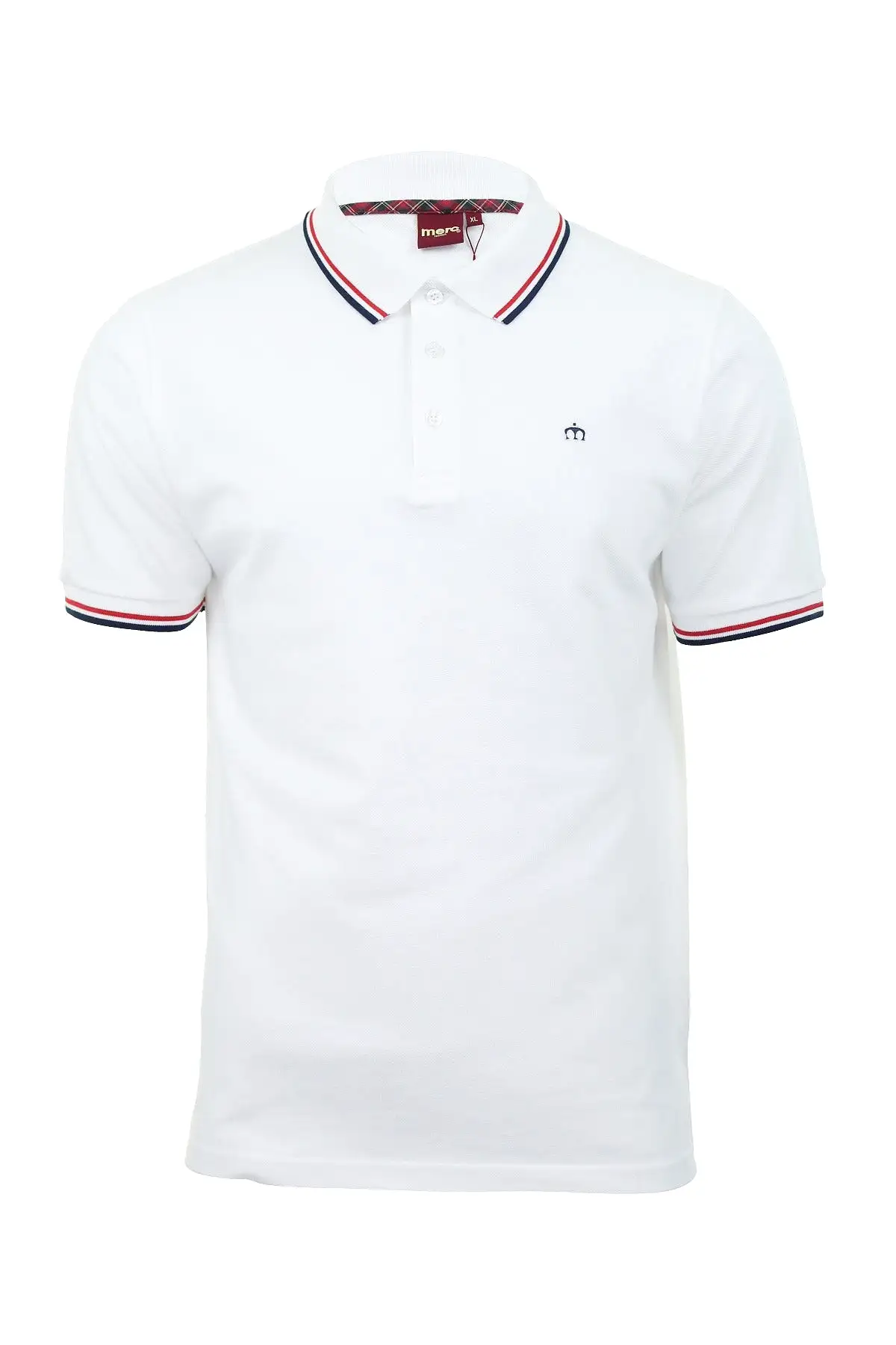 Mens Merc London 'Card' Pique Polo Shirt Mod Retro