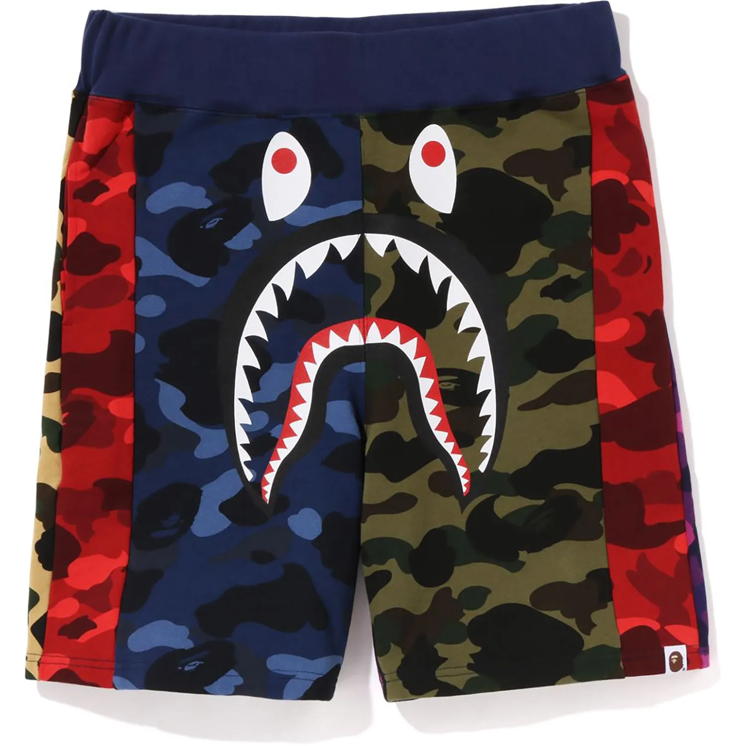 MIX CAMO CRAZY SWEAT SHORTS MENS