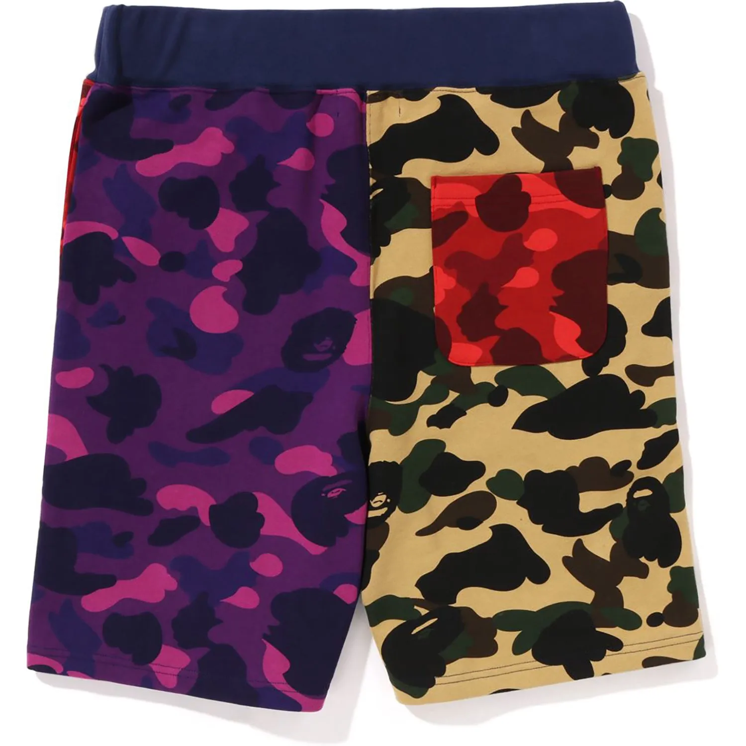 MIX CAMO CRAZY SWEAT SHORTS MENS