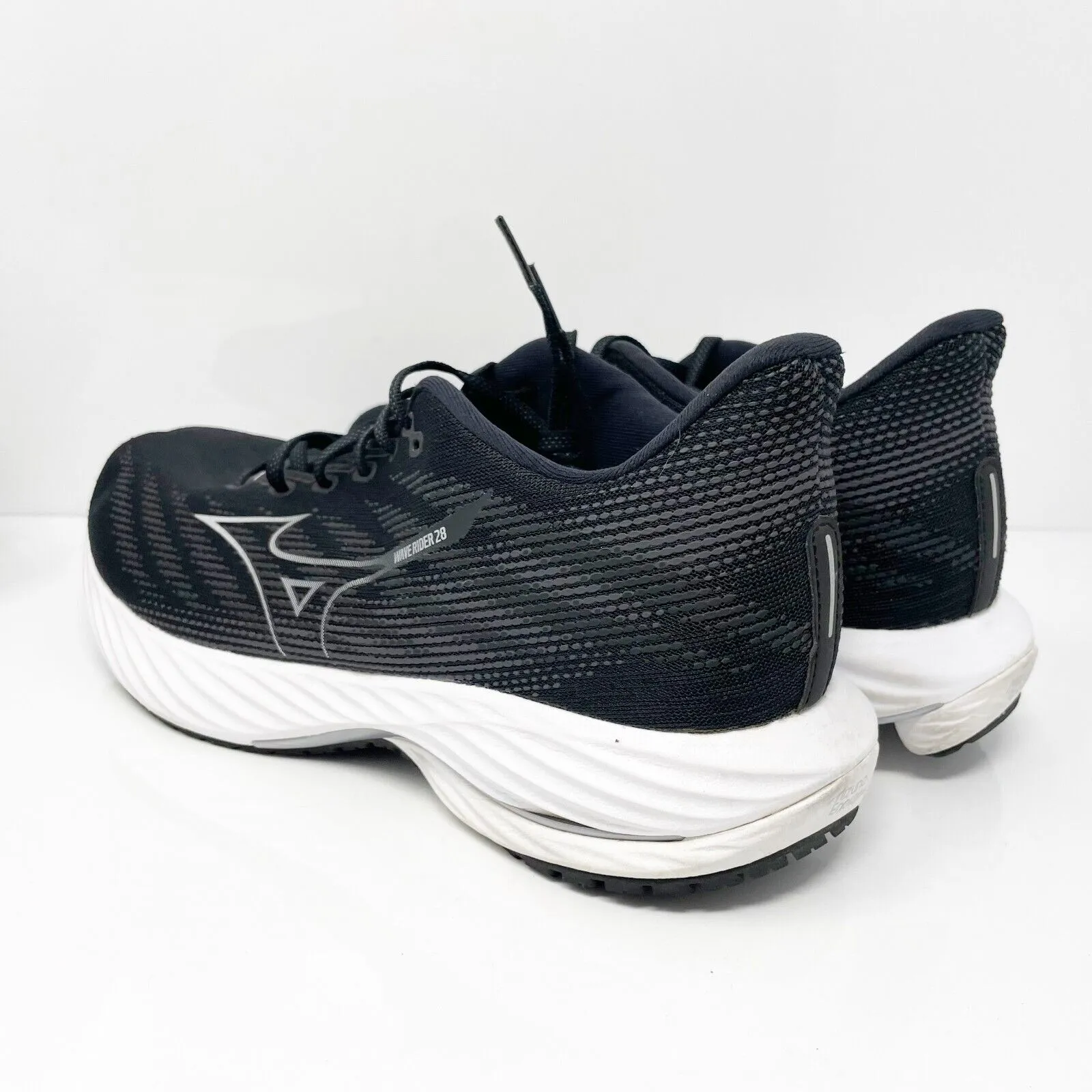 Mizuno Mens Wave Rider 28 411456 9073 Black Running Shoes Sneakers Size 11