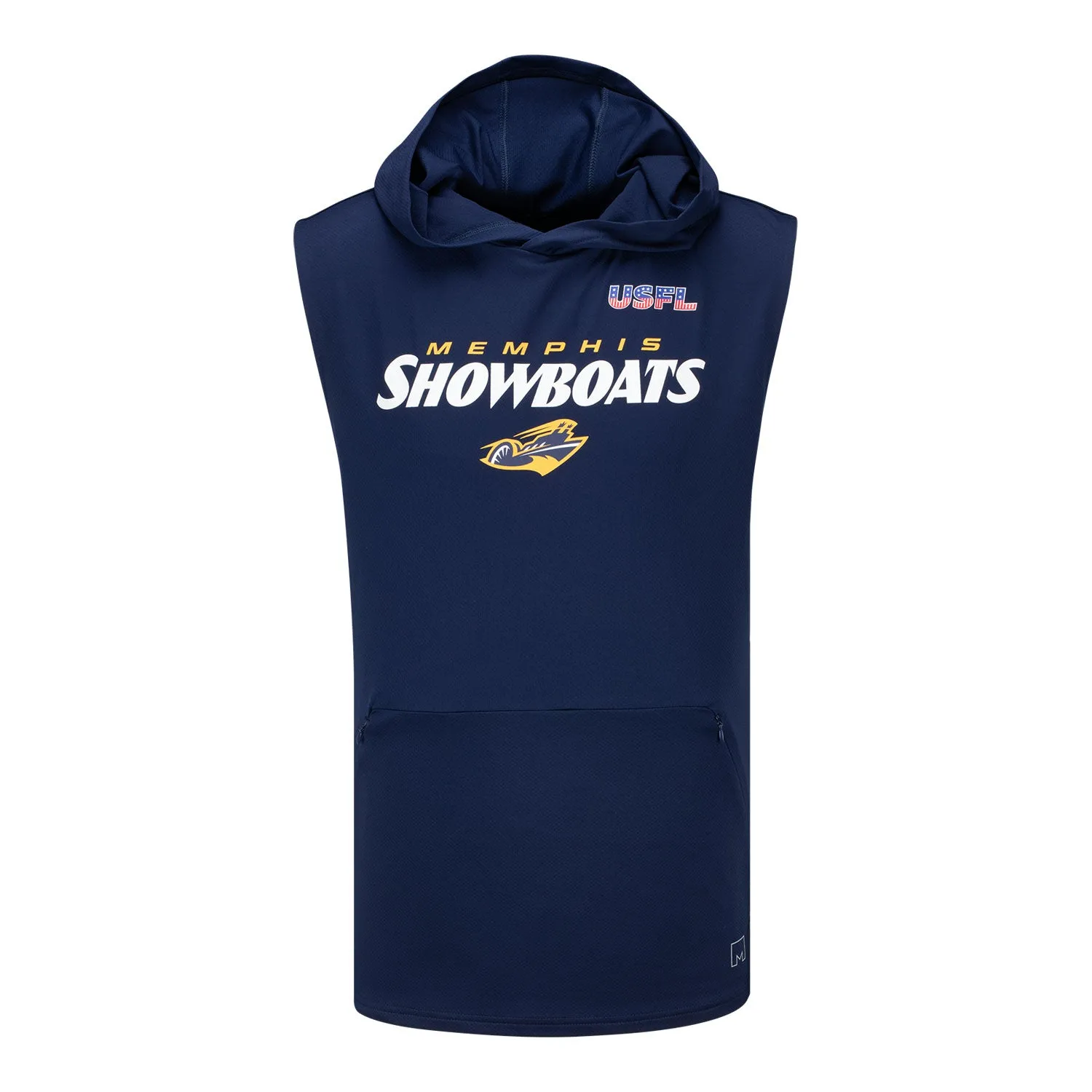 MSX by Michael Strahan Memphis Showboats Sleeveless Hoodie