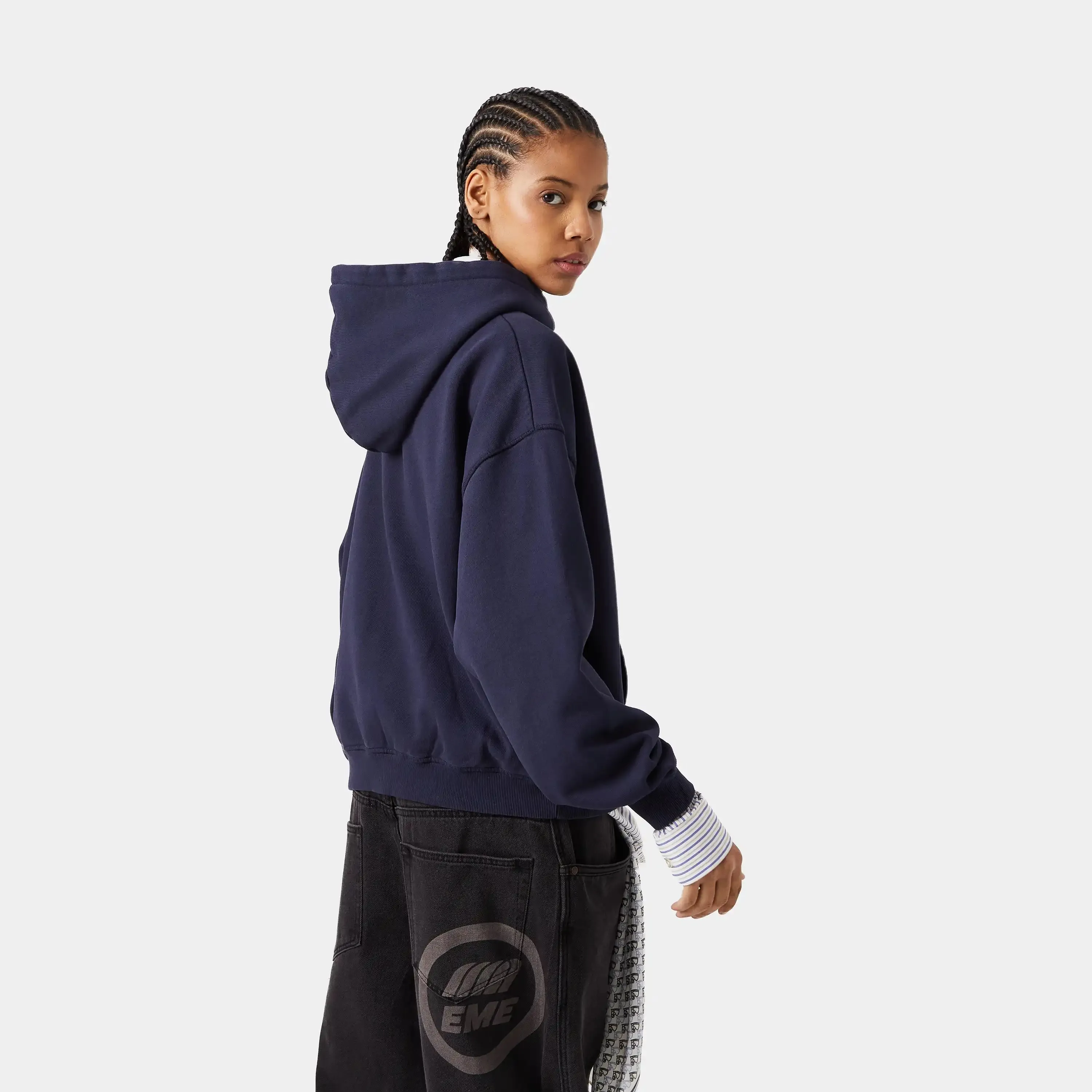 Mufasa Navy Oversized Hoodie