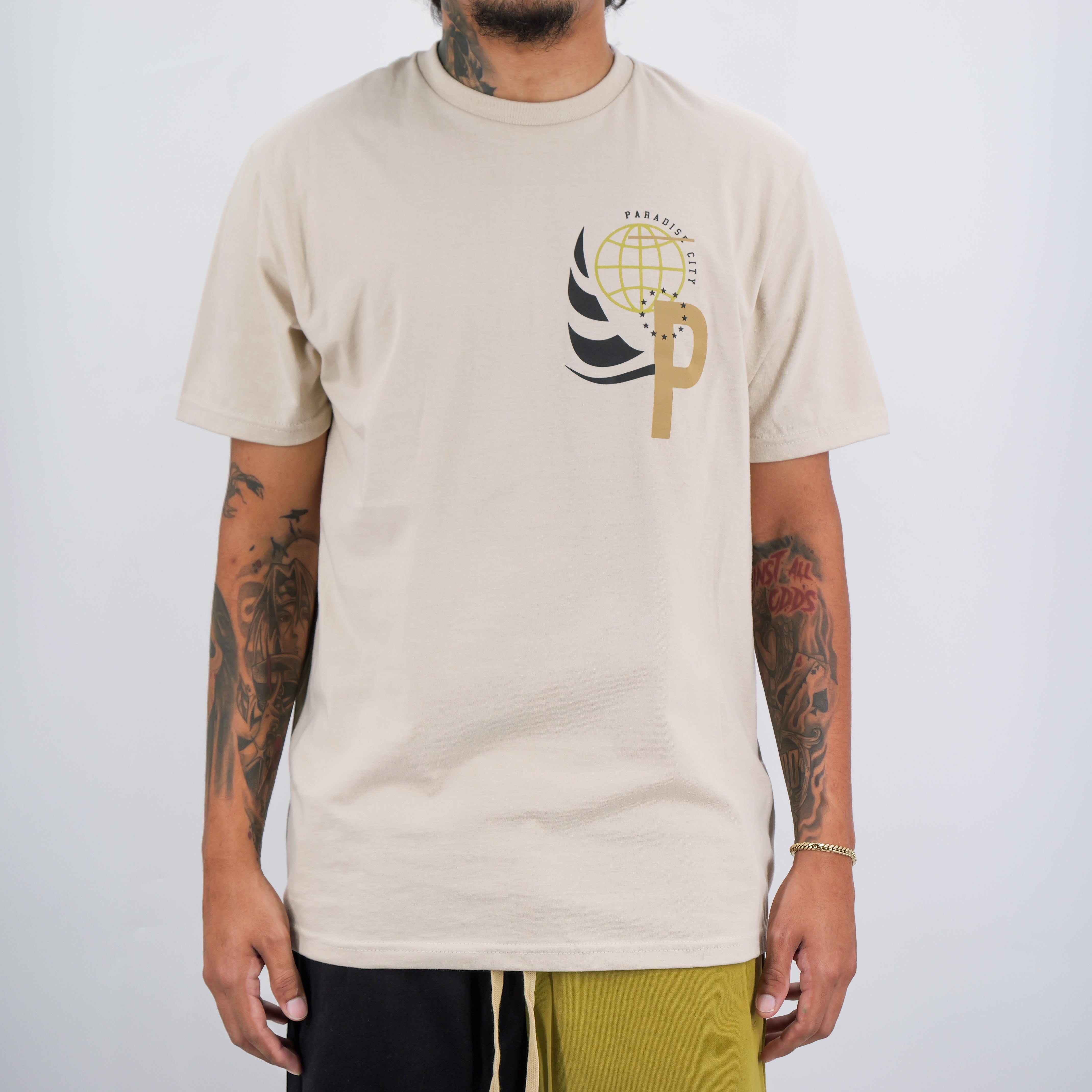 NAUTICAL TEE SAND/OLIVE