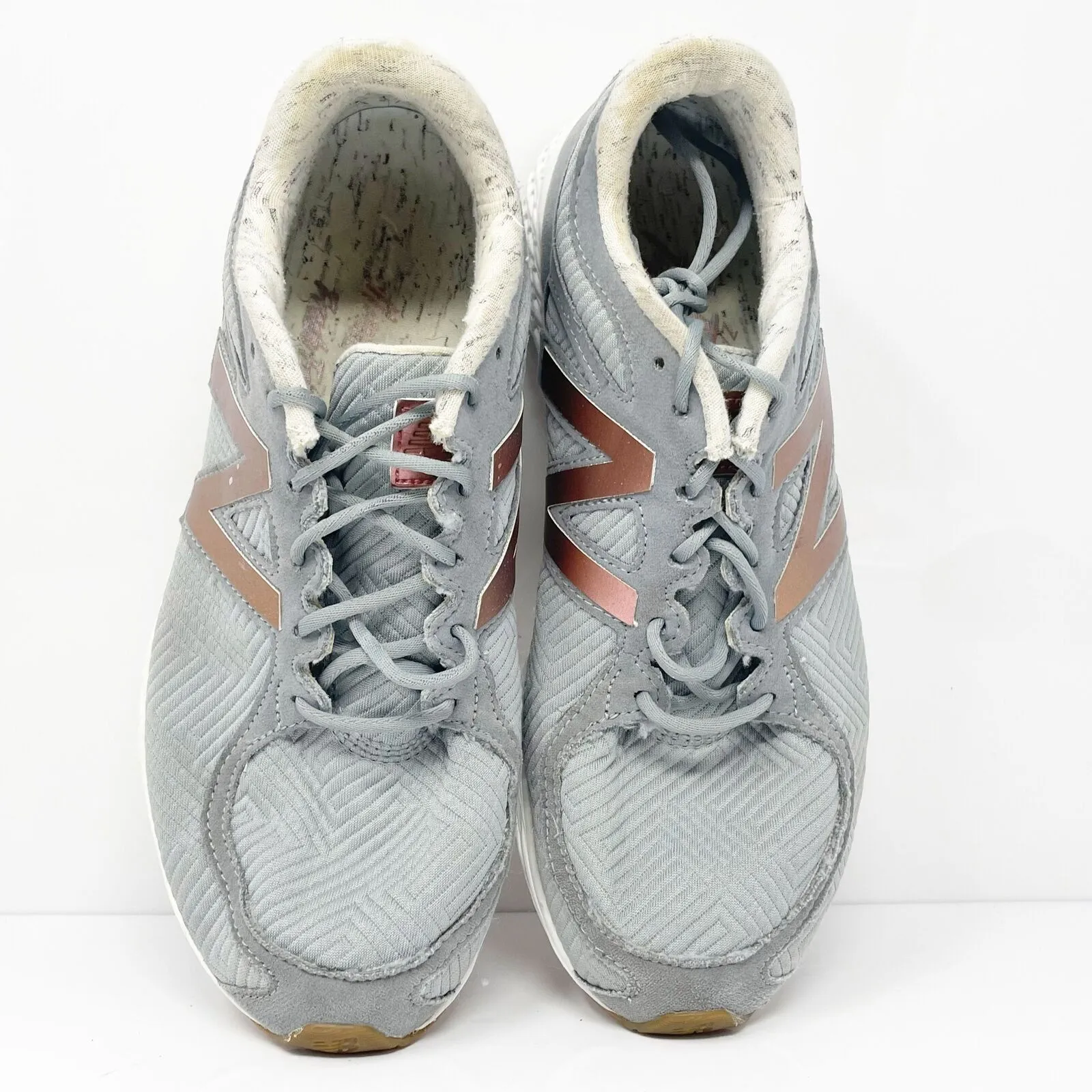 New Balance Womens Fresh Foam Zante WLZANTAB Gray Running Shoes Sneakers Sz 8.5B