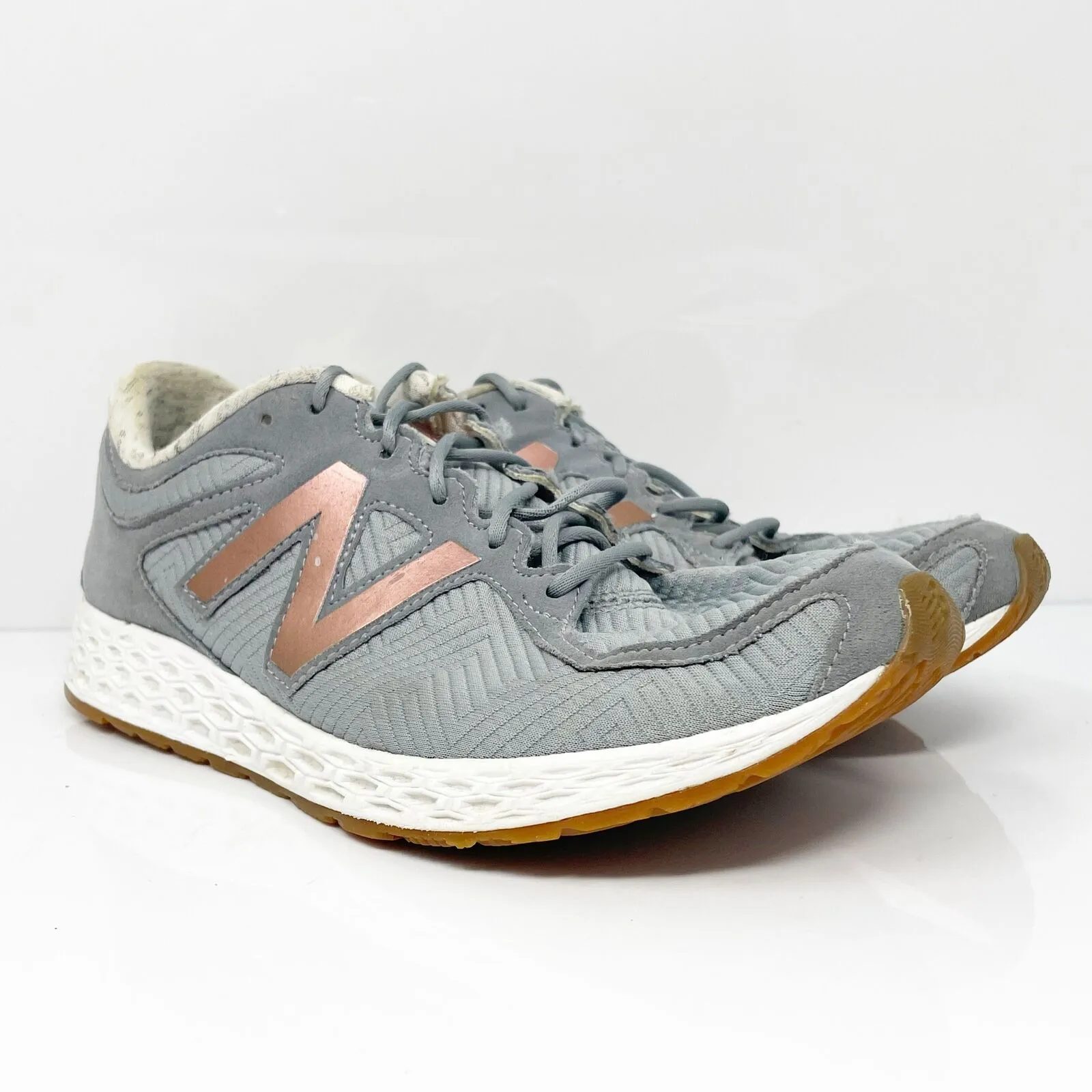 New Balance Womens Fresh Foam Zante WLZANTAB Gray Running Shoes Sneakers Sz 8.5B