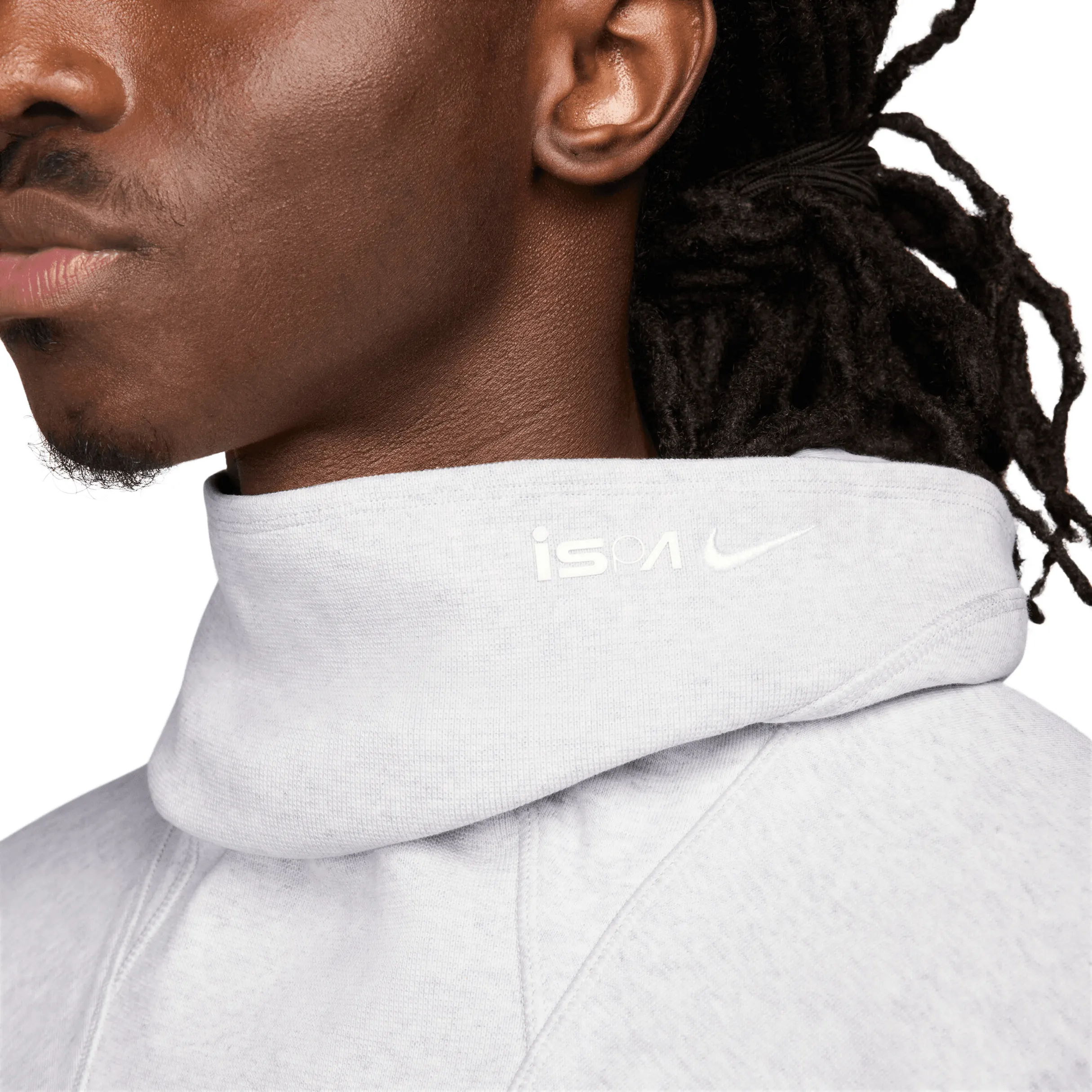 Nike ISPA Hoodie - Birch Heather/Pale Grey/Opti Yellow