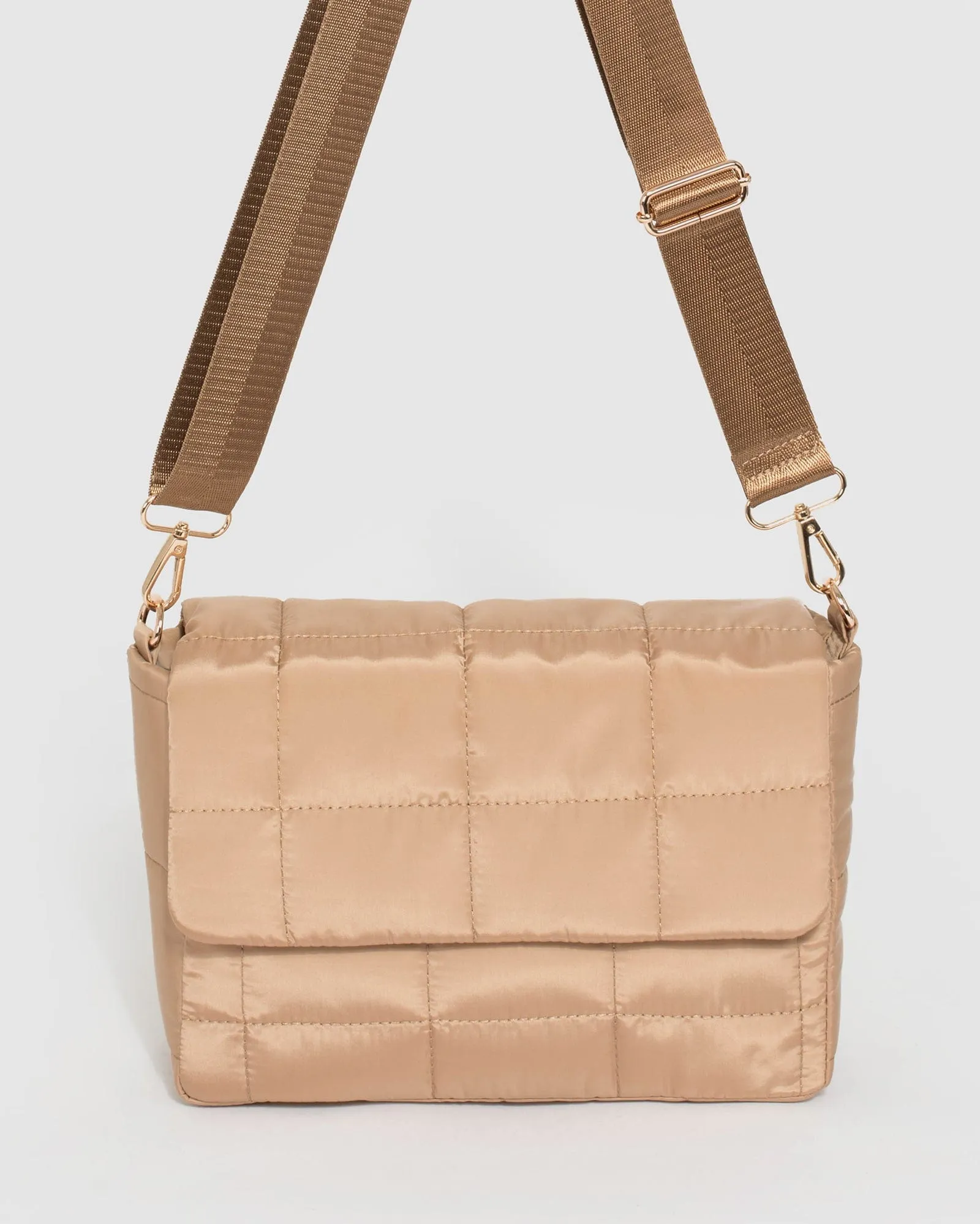 Nude Halia Quilt Crossbody Bag