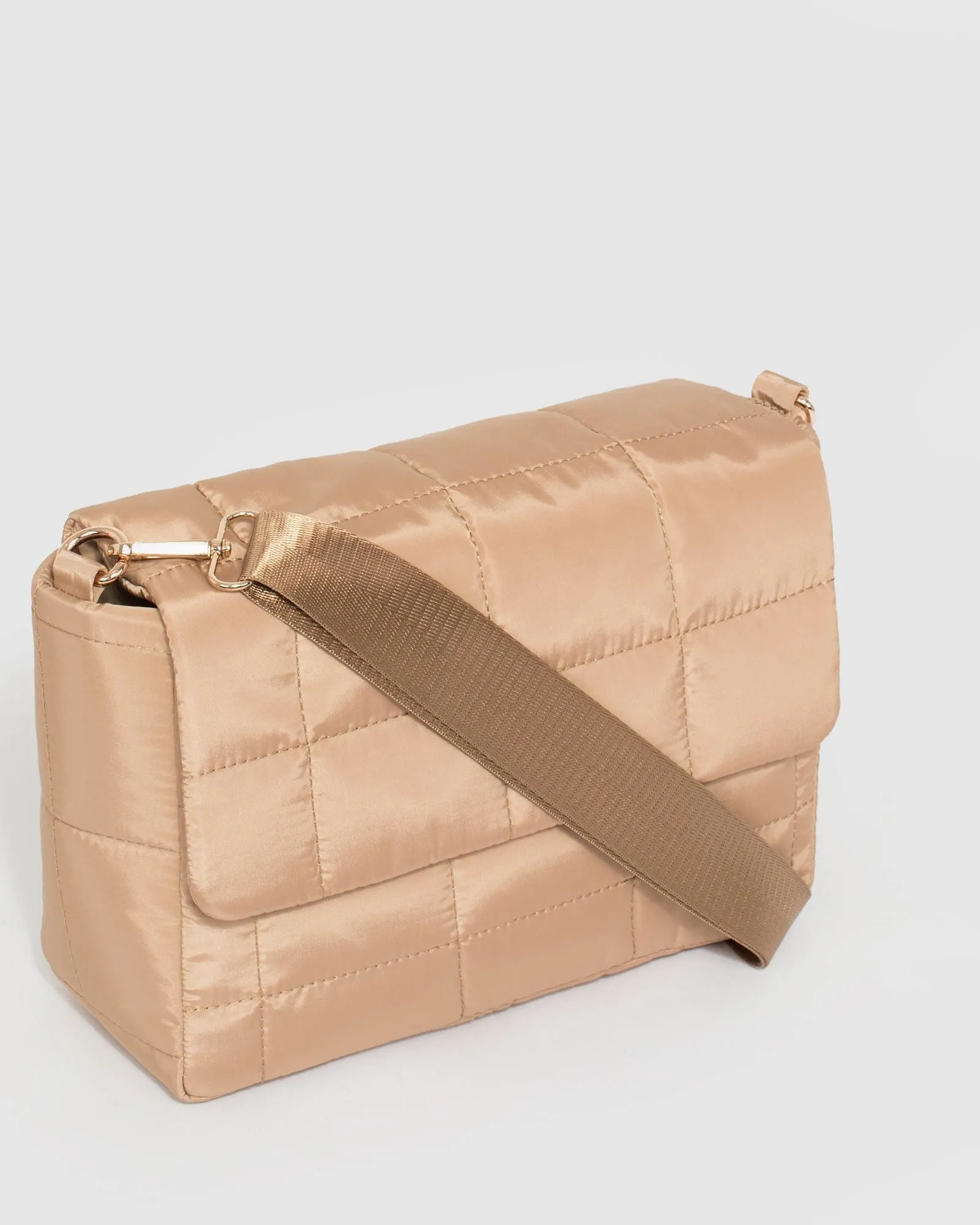 Nude Halia Quilt Crossbody Bag