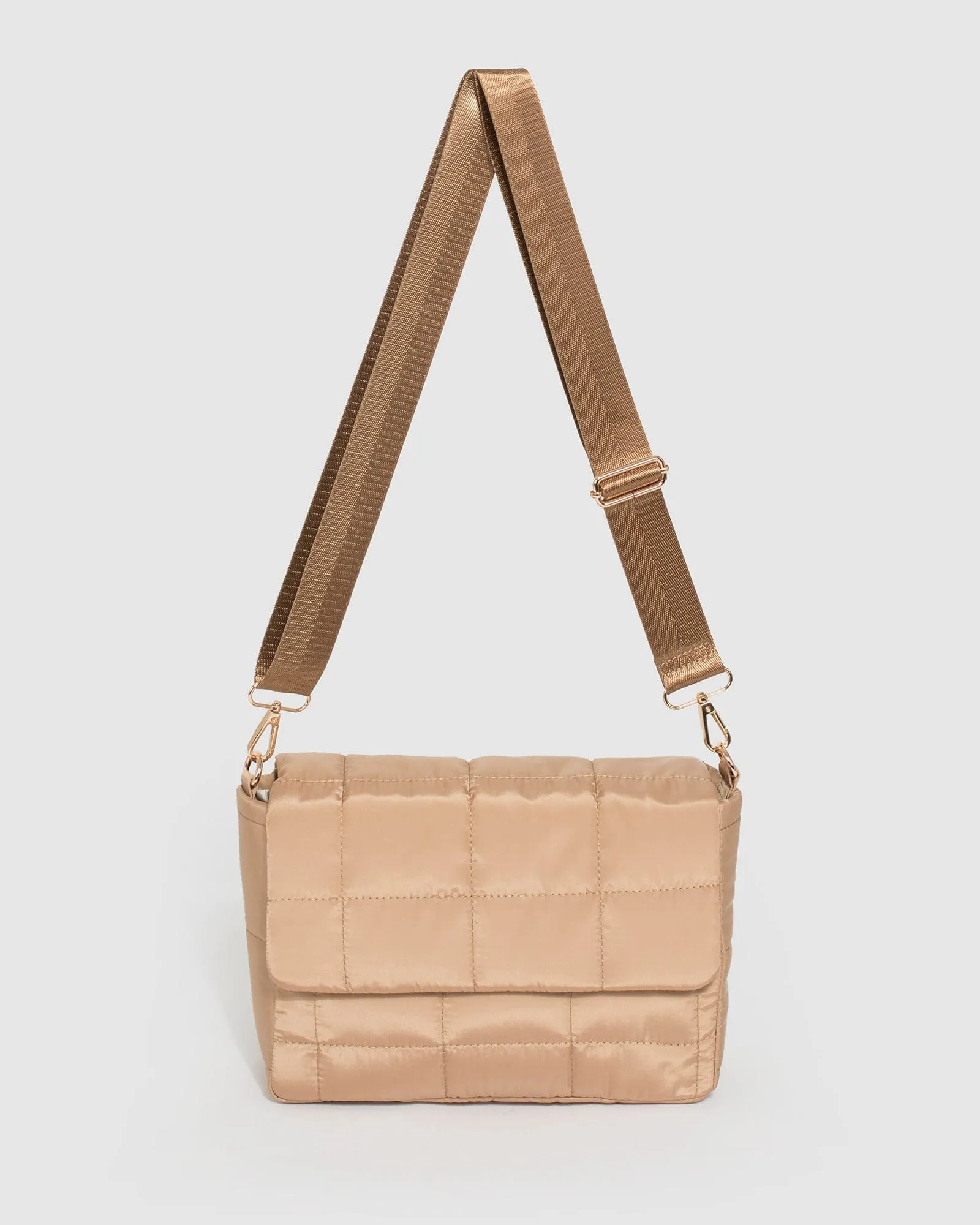 Nude Halia Quilt Crossbody Bag