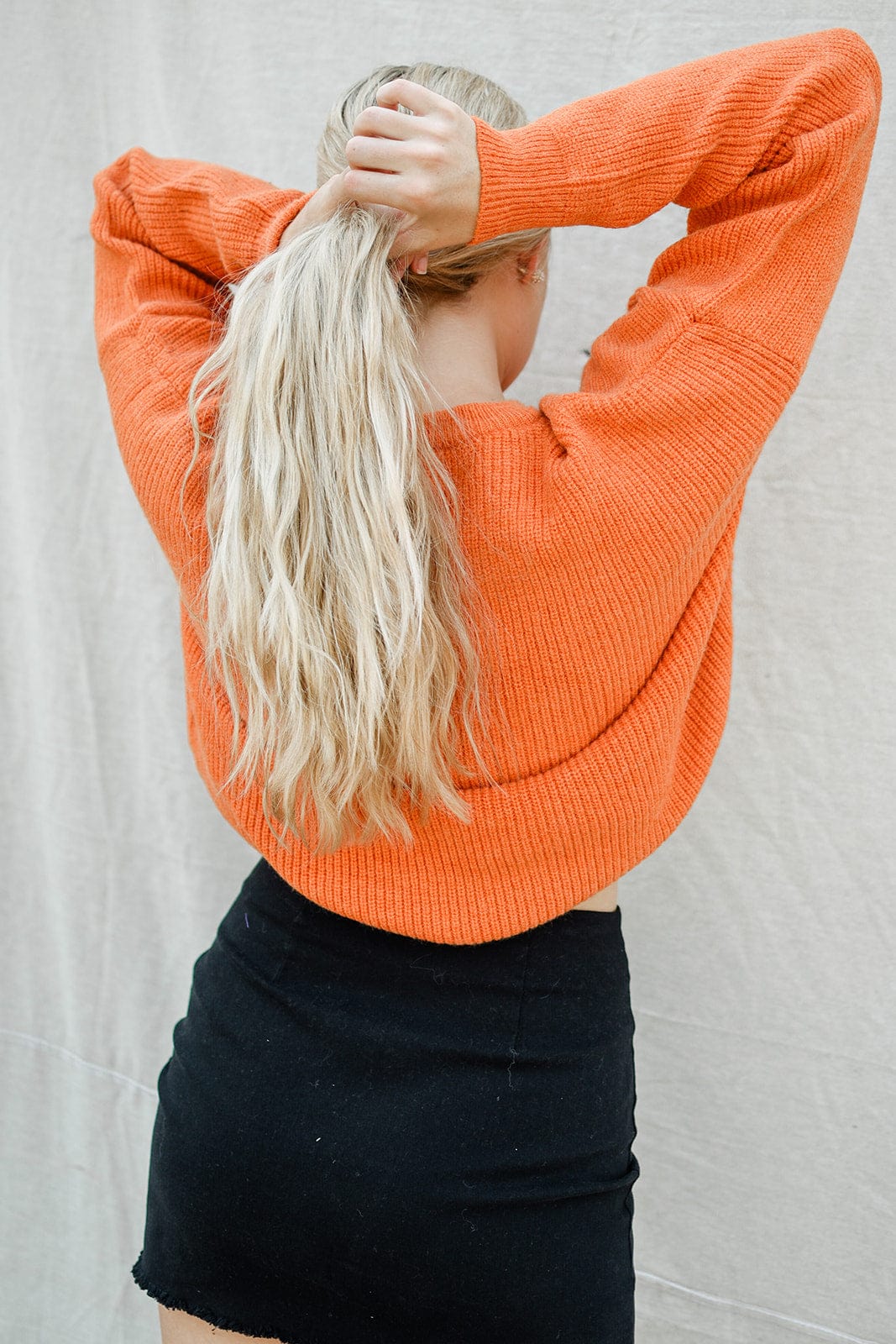 Orange Hello Pumpkin Sweater