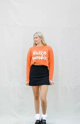 Orange Hello Pumpkin Sweater