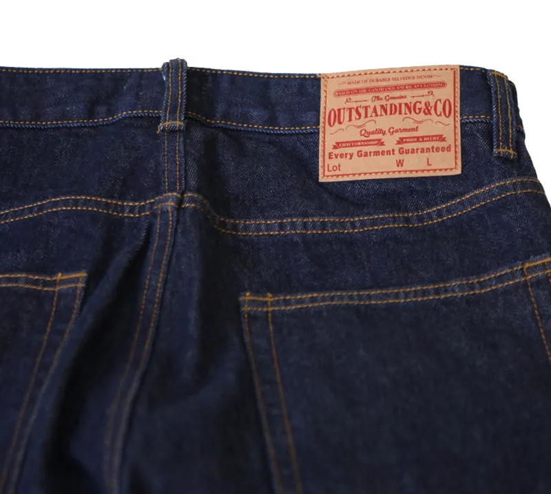 Outstanding & Co. - Wide Jeans - Indigo