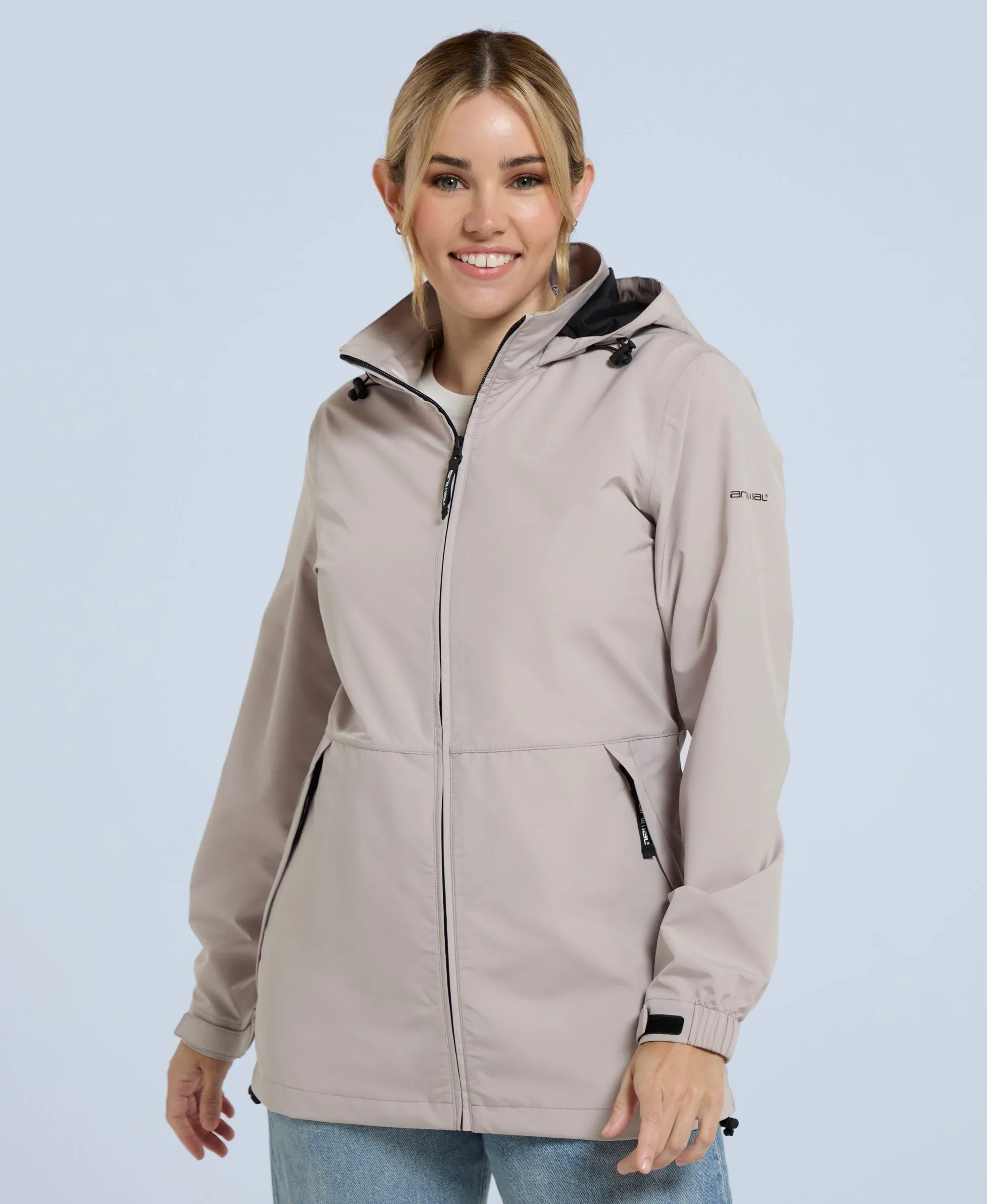 Pace Womens Packable Jacket - Light Beige